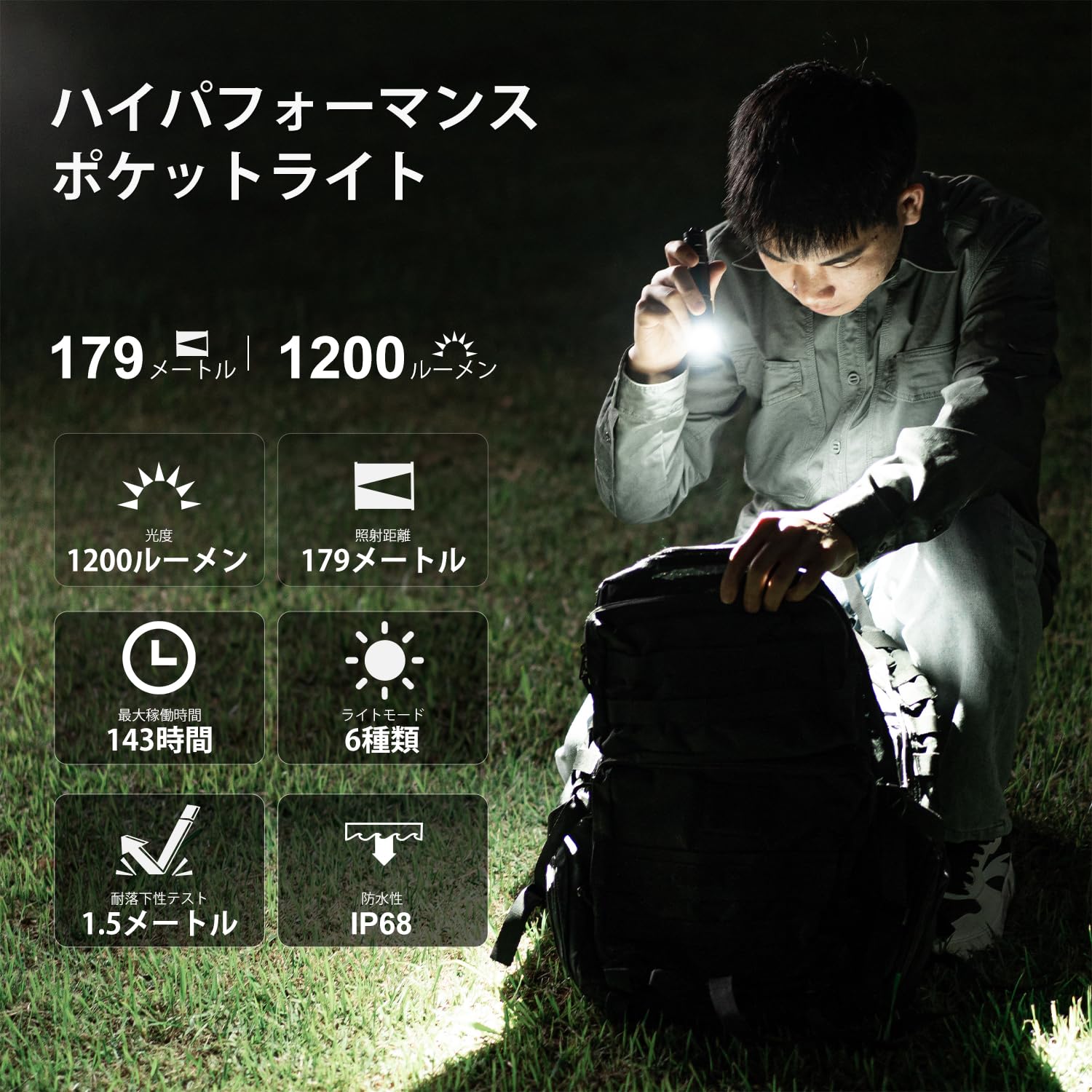 WUBEN(ウーベン) C3 懐中電灯 強力 ...の紹介画像3