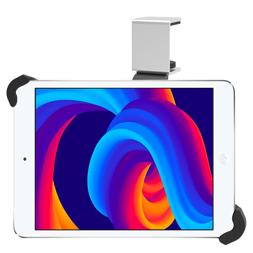 Rakuten - iPad・タブレットホルダー 卓上・キッチン設置対応 アルミ製のクランプ 落下防止 360度回転可能 7・10.5インチ機種対応