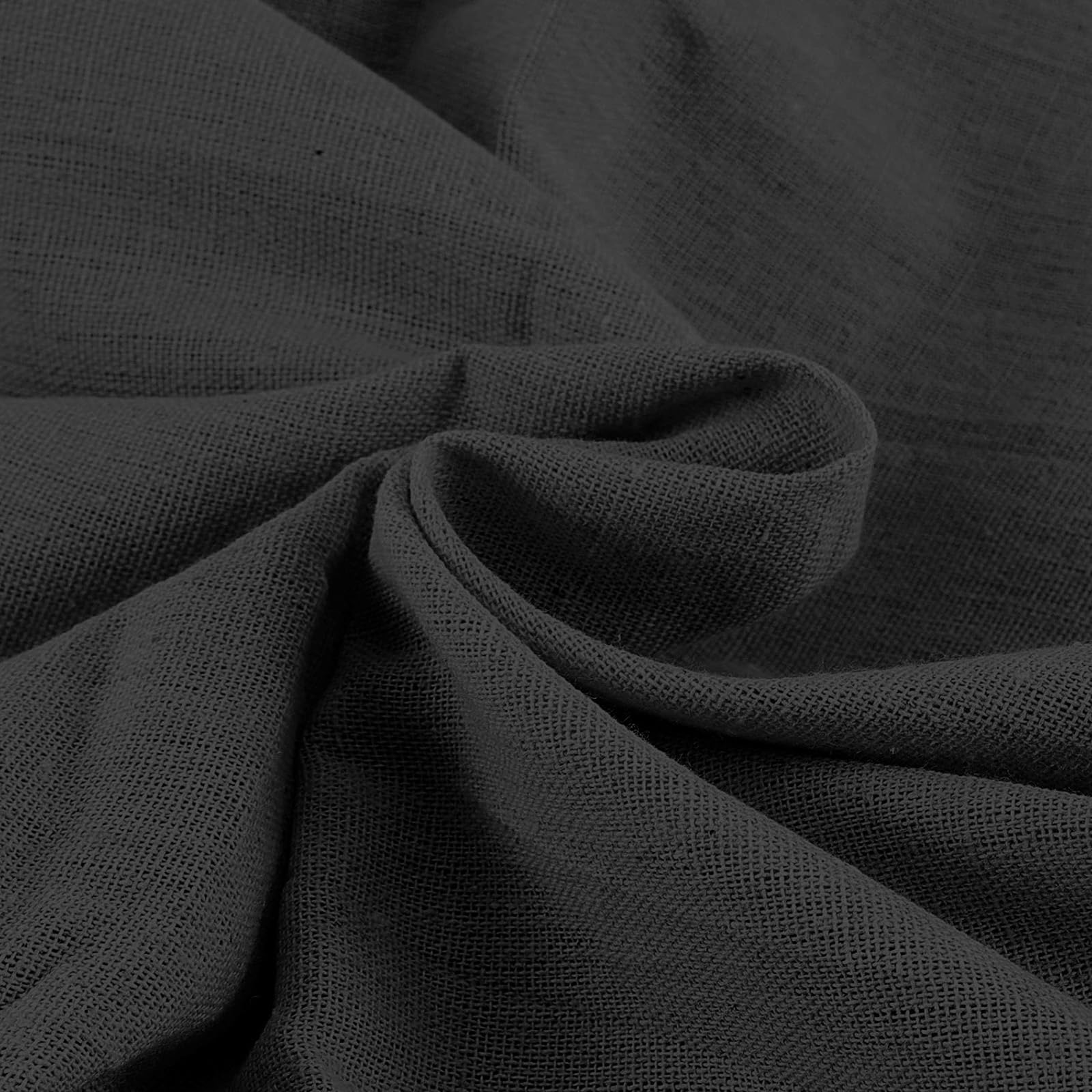 天然 綿麻 布 無地 生地 純色リネン 生地 麻布 無地 服装、家庭装飾、枕、ソファー、テーブルクロス、工芸品部品に用いられる【長さ 1m..