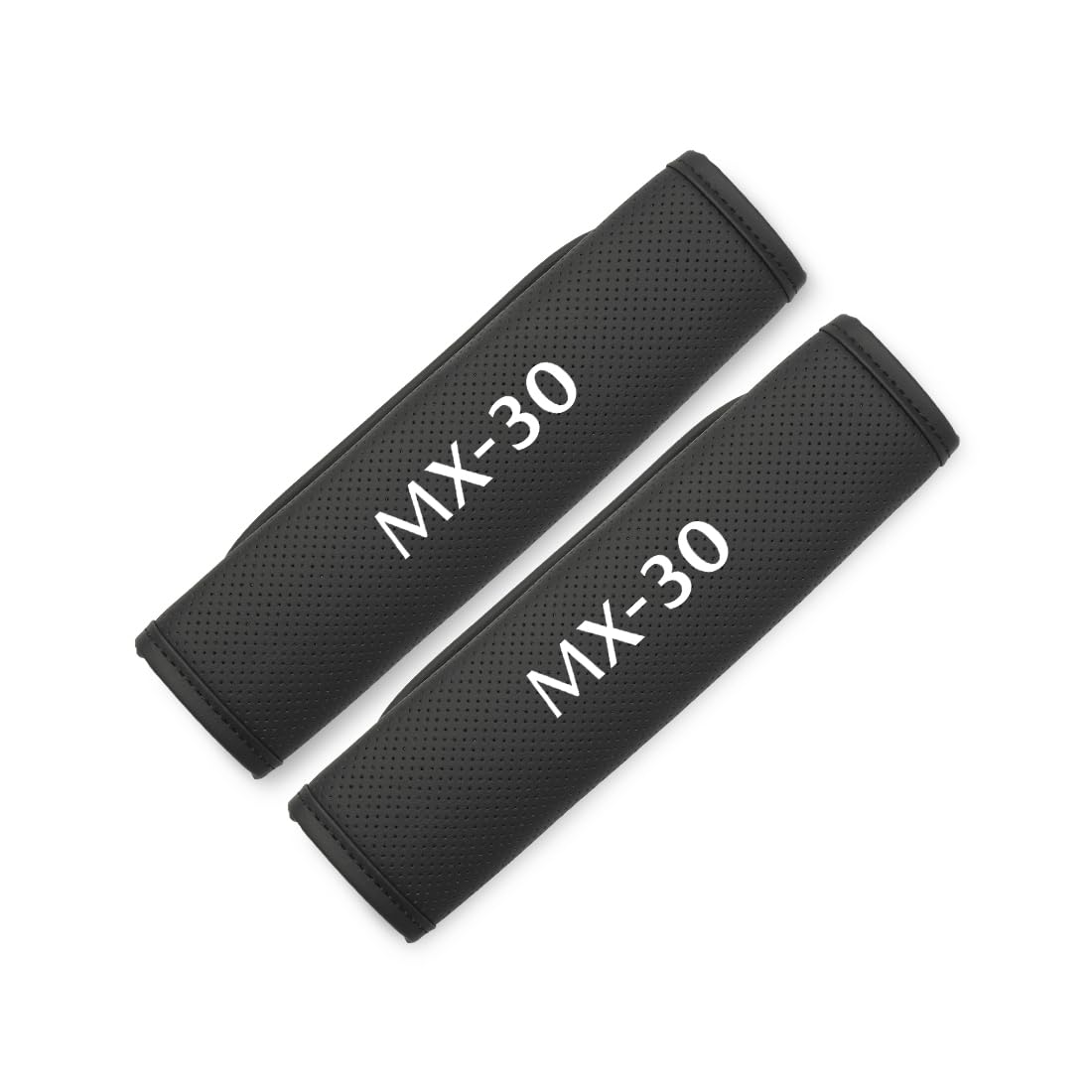 Rakuten - MX-30 適用 シートベルトカバー 専用ロゴ付き MX-30 MX30 に対応 シートベルトパッド 快適で 肩と首の保護 シートベルトショルダー 汎用 肩当てパッド 圧迫感軽減 ベルクロ 簡単装着 車 用品 カー アクセサリー 2本セット(MX-30 適