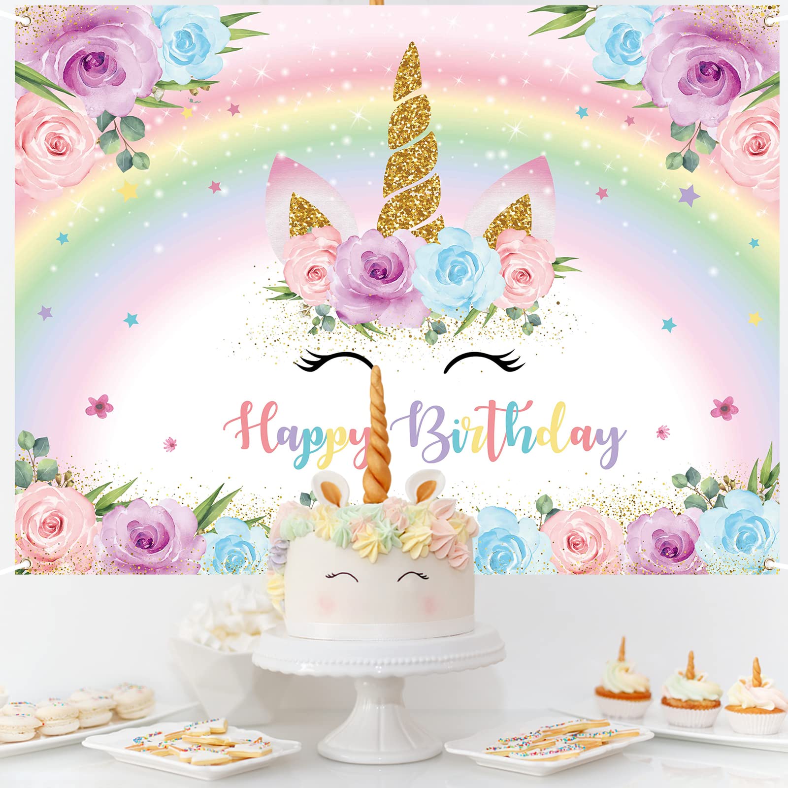 Paready �С����ǡ� ���ڥ��ȥ꡼ ������ �����դ� �ɳݤ� �ե��ȥݥ����� �̿��ط� �� ���� Happy Birthday ����ץ� ������� ���� �ǥ��졼����� �ѡ��ƥ��� ���ˤ� ���λ� �ˤλ� 135*100cm ��˥�����