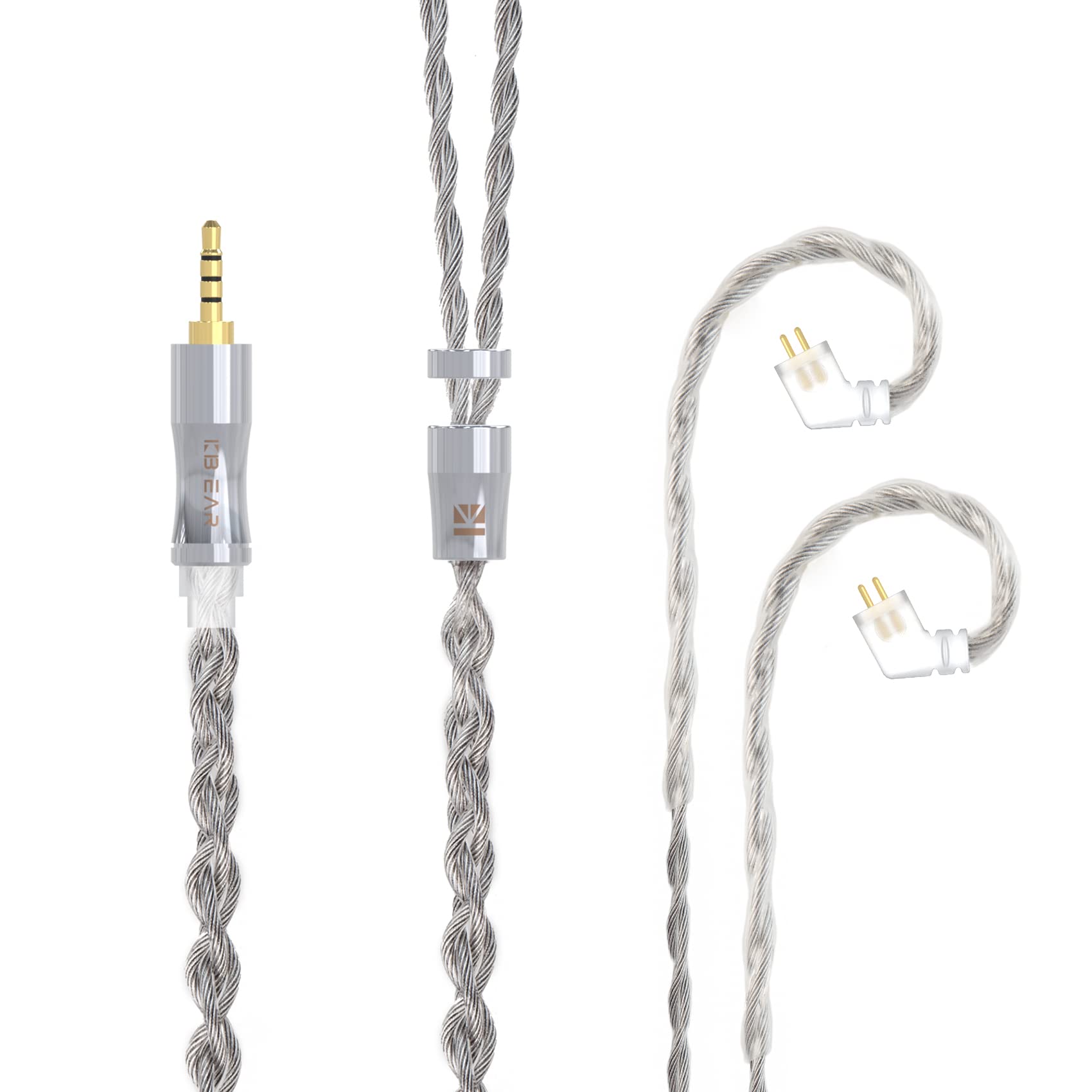 【KBEAR 氷弦】TFZ 2.5mmリケーブル グラフエンと銀メッキ無酸素銅混合 ケーブル 2.5mmイヤホンアップ..