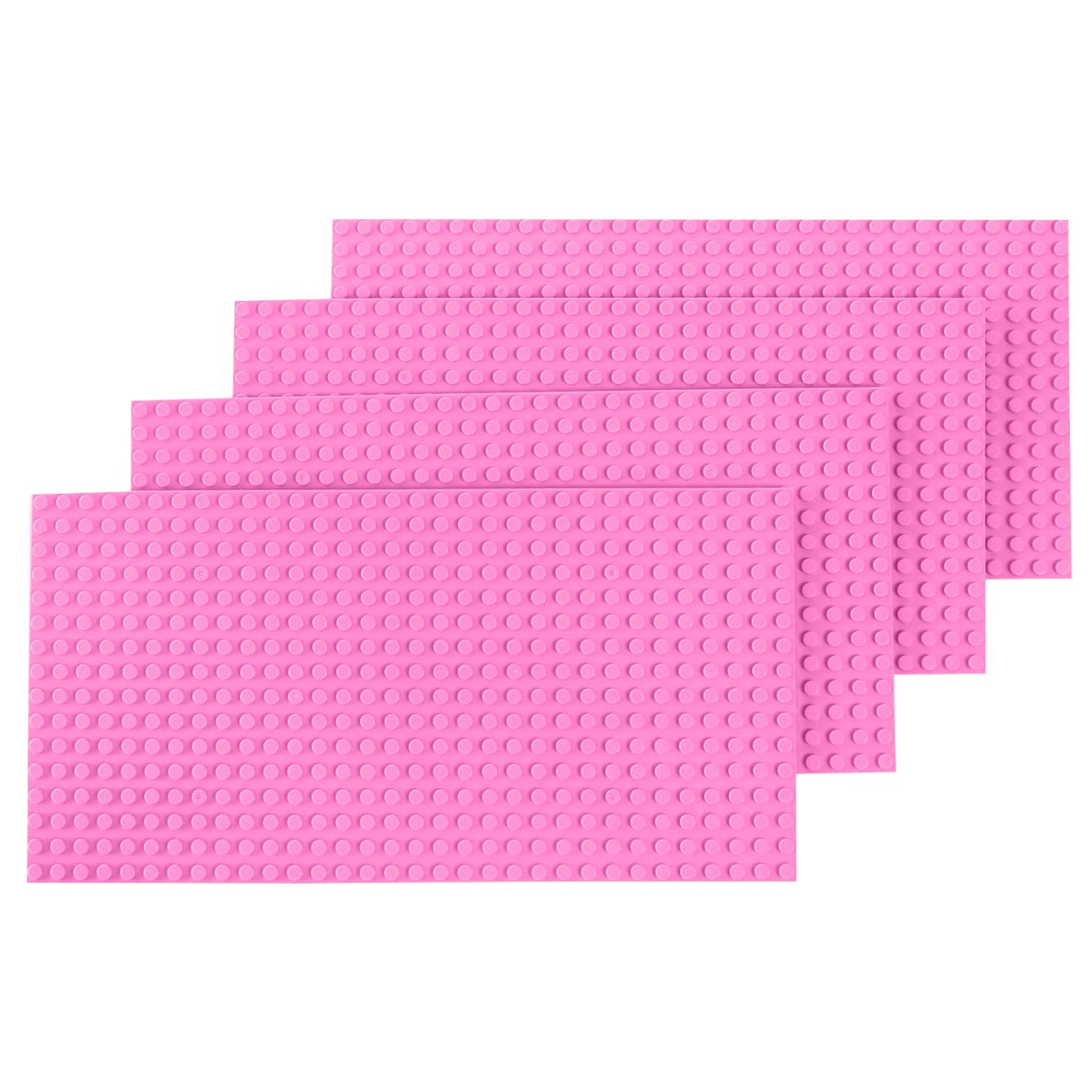 Rakuten - INIBUD 基礎板 ブロック プレート クラシック 互換性 両面 16×32ポッチ (ピンク×4枚)