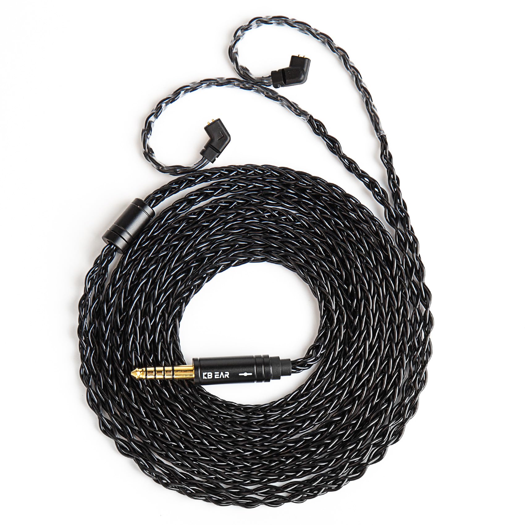 KBEAR ST12PLUS 4.4QDCmmイヤホンりケーブルりケーブル 14芯 8本4N無酸素銅銀メッキアップグレードケーブル アルミニウム陽極酸化プロセス 音質改善 hi-fiオーディオ ヘッドフォン 交換用 交換用ケーブル 22 AWG標準 ZST