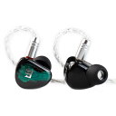 H HIFIHEAR TRI Star River イヤモニ イヤホン 有線 カナル型 イヤホン 中華 イヤホン 樹脂 HIFI ベリリウムDD 6mmチタン振動板 イヤフォン 全リンクN52強磁気システム 精密スイッチ4種類のチューニング 5N無酸素銅銀
