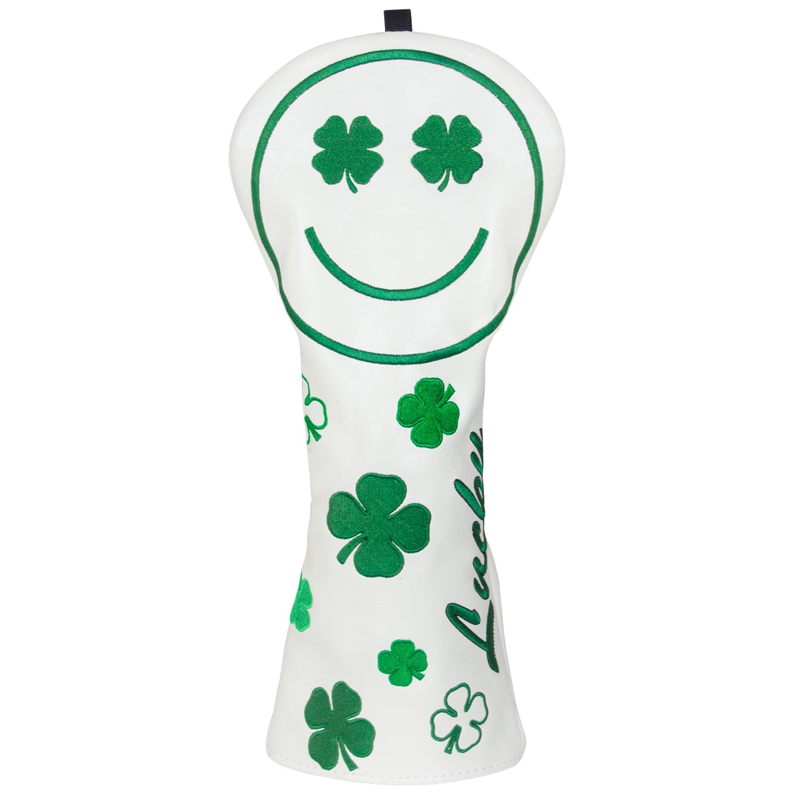CRAFTSMAN(クラフトマン) ドライバー ヘッドカバー 単品 ドライバーカバー ゴルフ 460CC対応 エラスティック式 可愛い クローバー スマイル