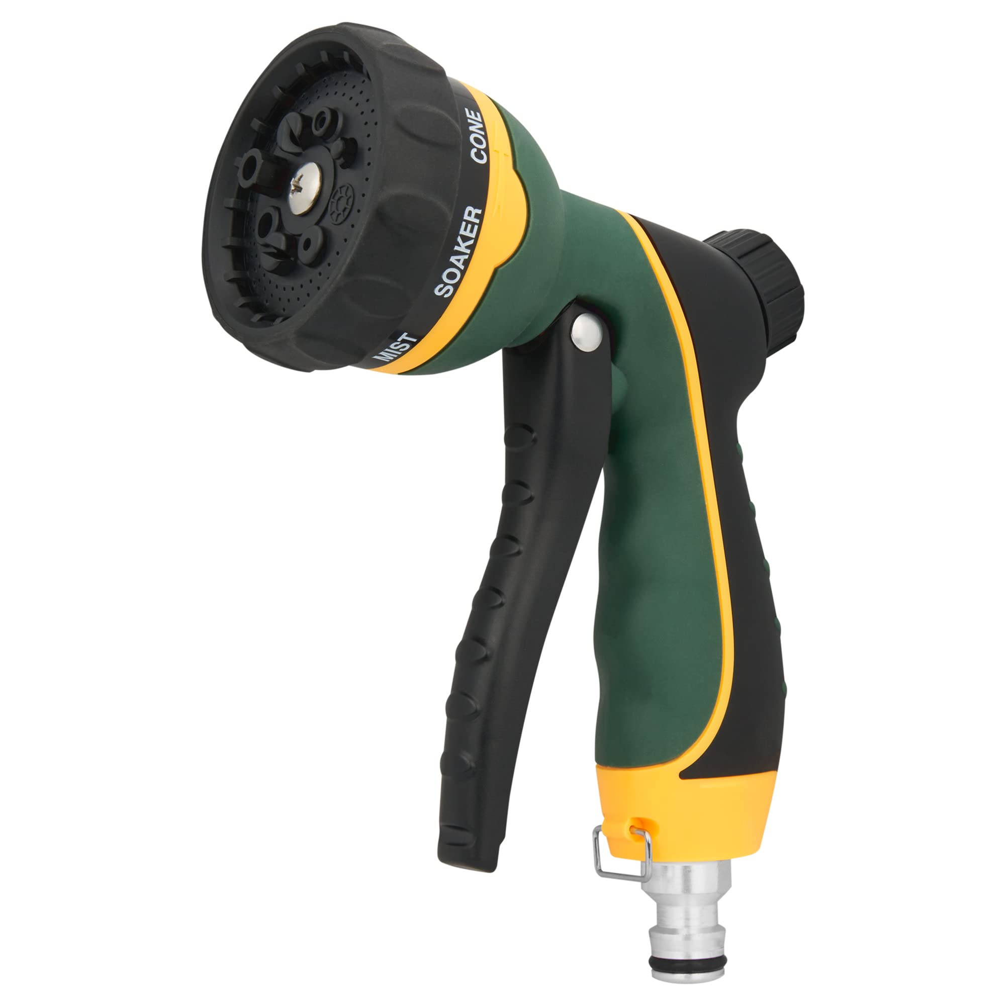 TheFitLife 散水ノズル 洗車ノズル ホースヘッド シャワーヘッド ホースノズルヘッド (深緑色)