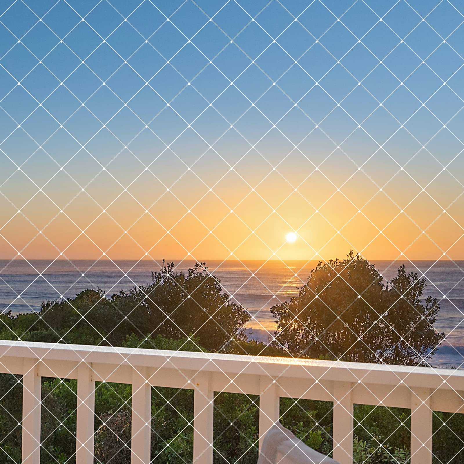 OFFO 強力防鳥ネット 幅4m×長さ10m 100％強力ナイロン採用切れにくい 家庭菜園 畑 いちご栽培 果樹園 ..