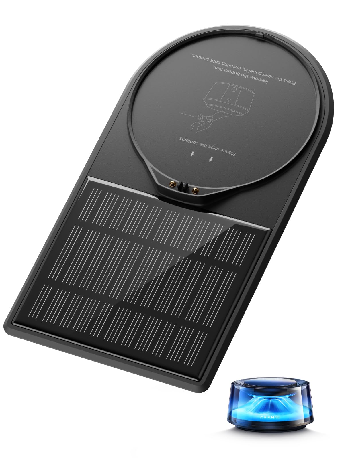 CEENIU CF8専用 太陽光パネル 高性能単結晶シリコン 20%光電変換効率 安全充電保護 薄型 繰り返し貼り付け可能 ソーラー 充電器