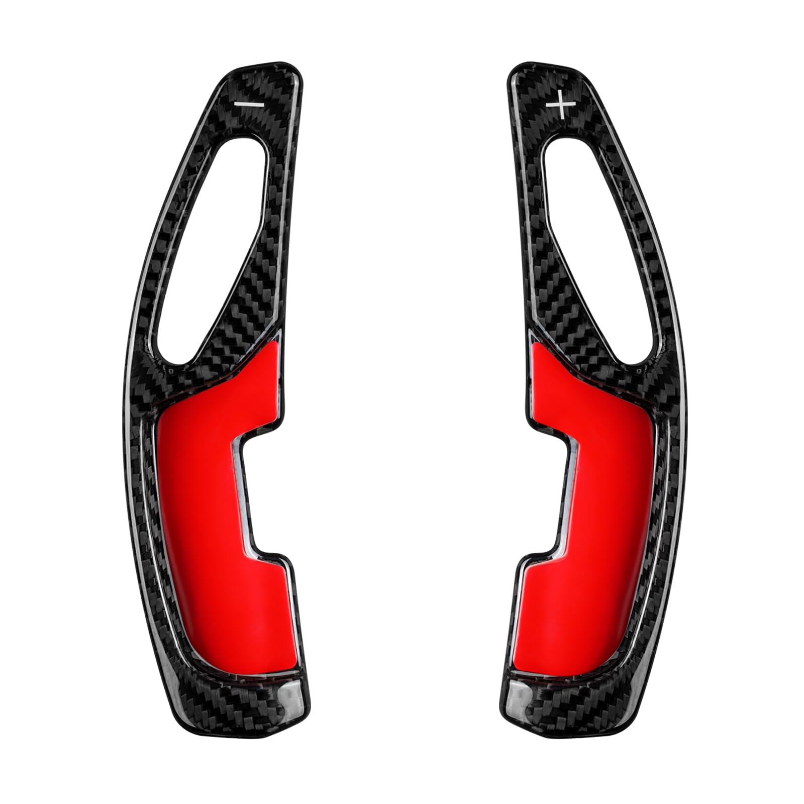 T-carbon レクサスに適用する パドルシフトカバー Lexusに適用する シフト パドル エクステンション リアルカーボン製 レクサス 新型 GS250 ES250 RX250などに適用アクセサリー（ブラック）