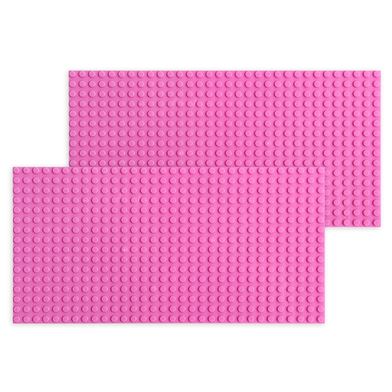 Rakuten - 基礎板 ブロック プレート クラシック 互換性 両面 16×32ポッチ (ピンク×2枚)