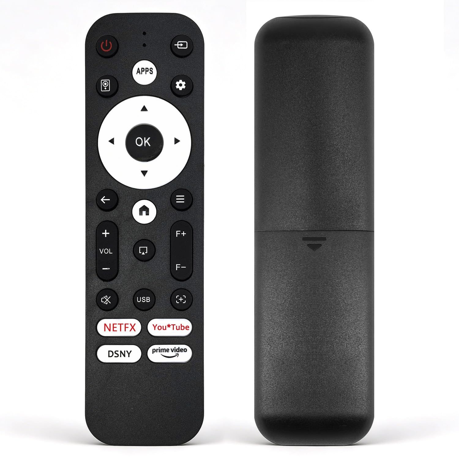 CHNPOFNT マイクロ プロジェクター ユニバーサル リモート コントロール、PUTRIMS S36 マイクロ プロジェクターと互換性があります。