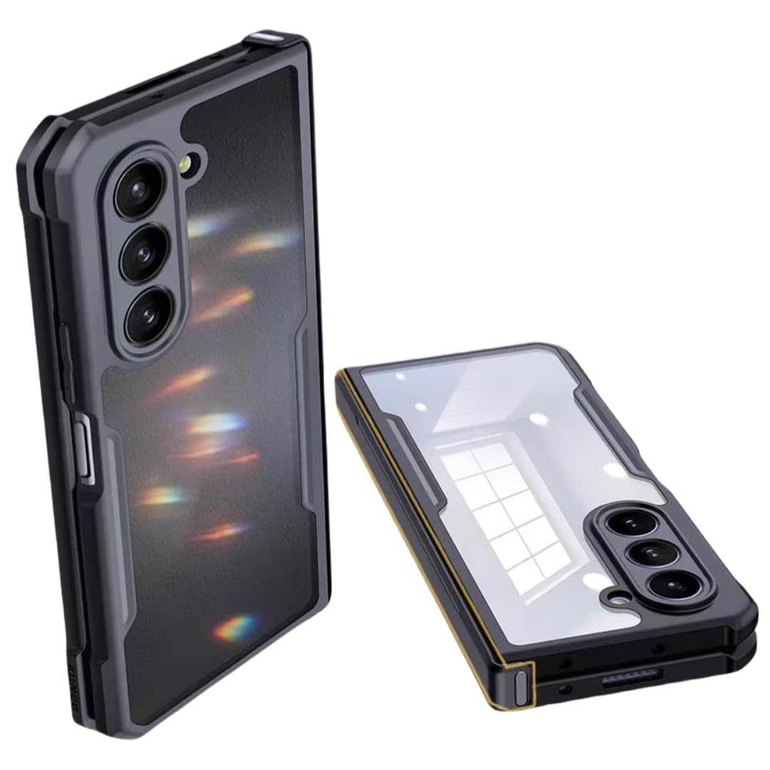 Galaxy Z Fold 6 ケース 薄型 クリア カバー スマホケース クリア 耐衝撃 背面ケー ...
