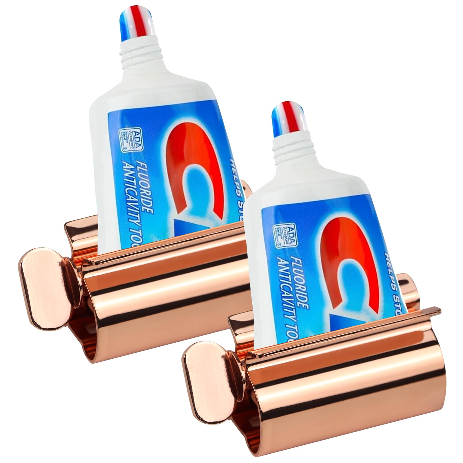 DARENYI チューブ絞り 2個セット チューブ絞り器 ステンレス製 手動回転練り 歯磨き粉絞り チューブ製..