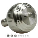 HEIGHTEN 45mm パワー リール ハンドル ノブ 4色 シマノ(Shimano) Bタイプ ダイワ(Daiwa) Lサイズ 通用 Harmer Series (ガンメタル, 45mm) (86)