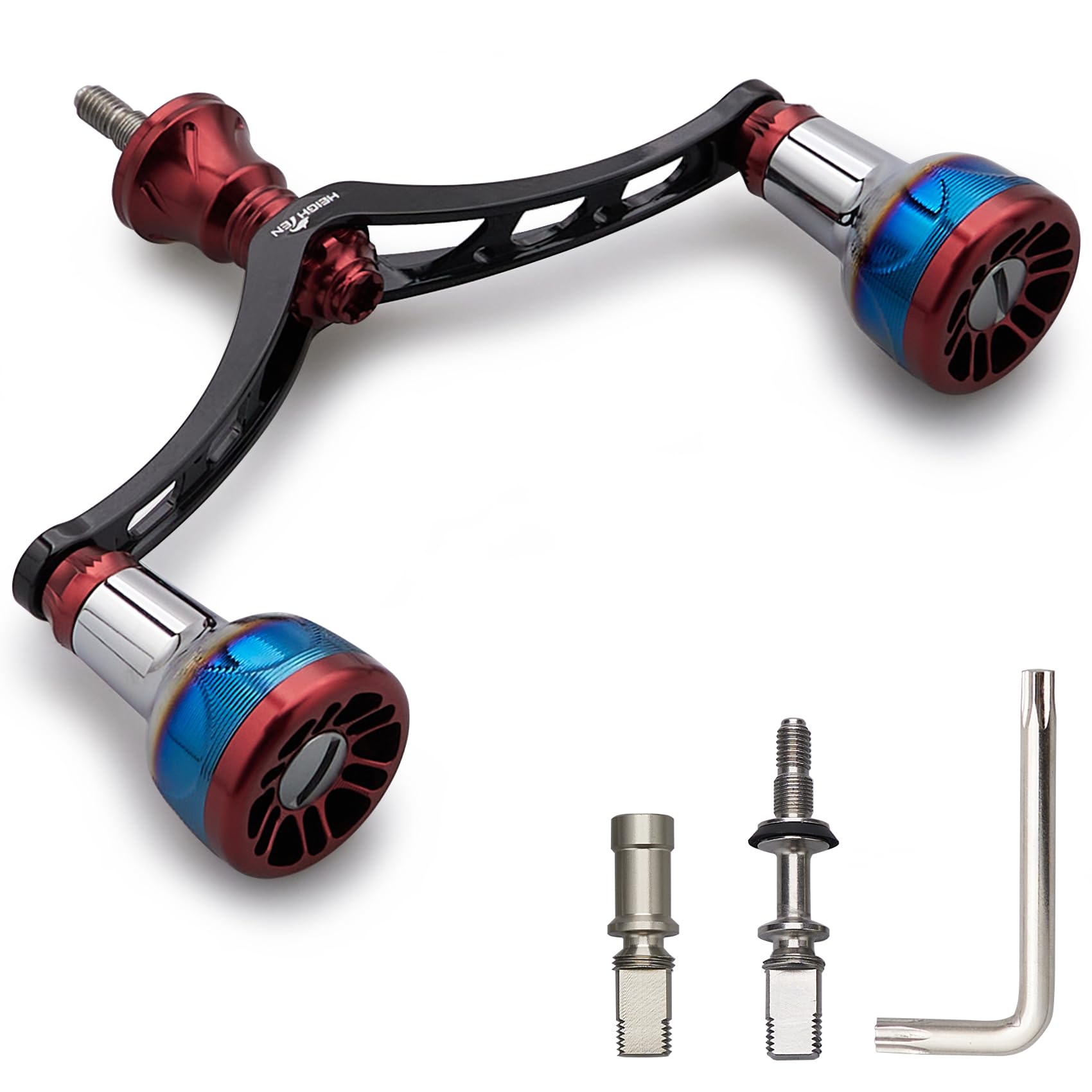 HEIGHTEN 98/110mm リール ハンドル シマノ(Shimano) ダイワ(DAIWA) 通用 スピニングリール用 Arch Eng..