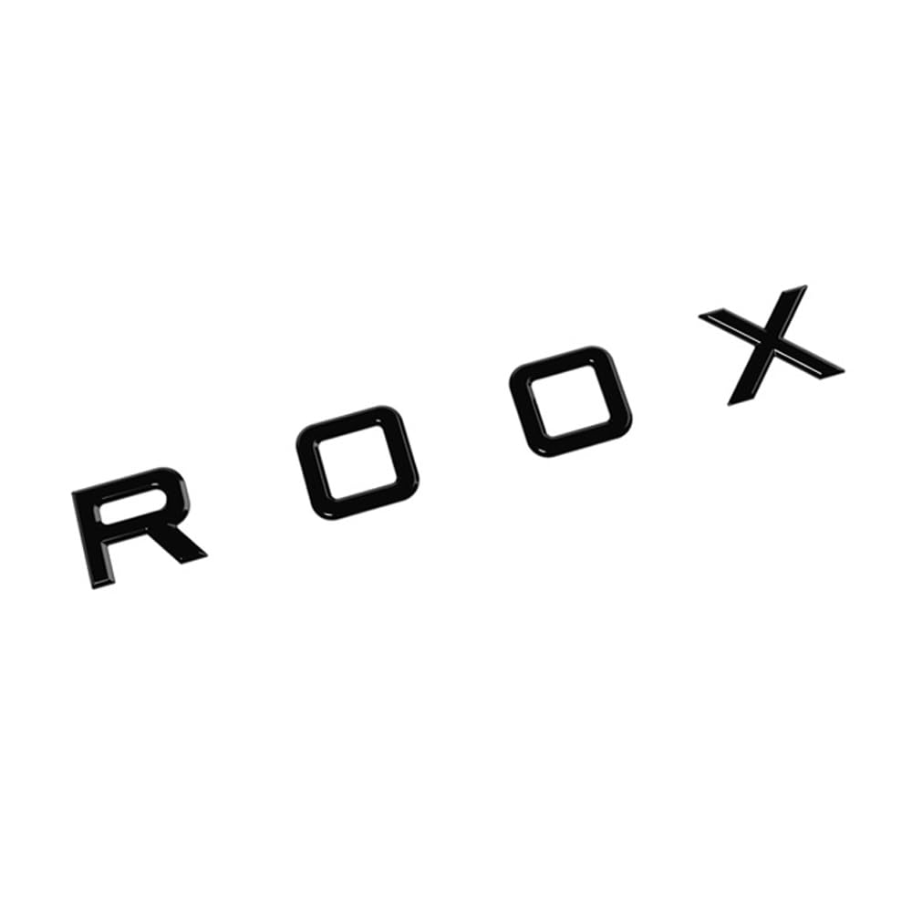 Rakuten - SAWAKAKI 日産 ルークス BB系 2025年10月 エンブレム ステッカー リアエンブレム ロゴ 取付簡単 カスタム 外装パーツ（ブラック）