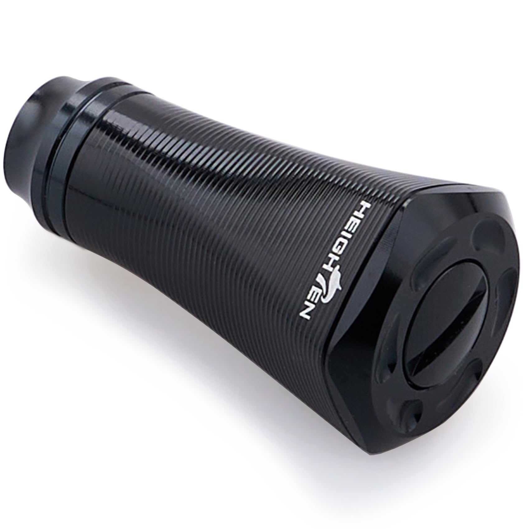 HEIGHTEN 20mm リール ハンドル ノブ シマノ ダイワ 通用 (Shimano Type A) (Daiwa Type S)用 Tornado Series (ブラック) (706)