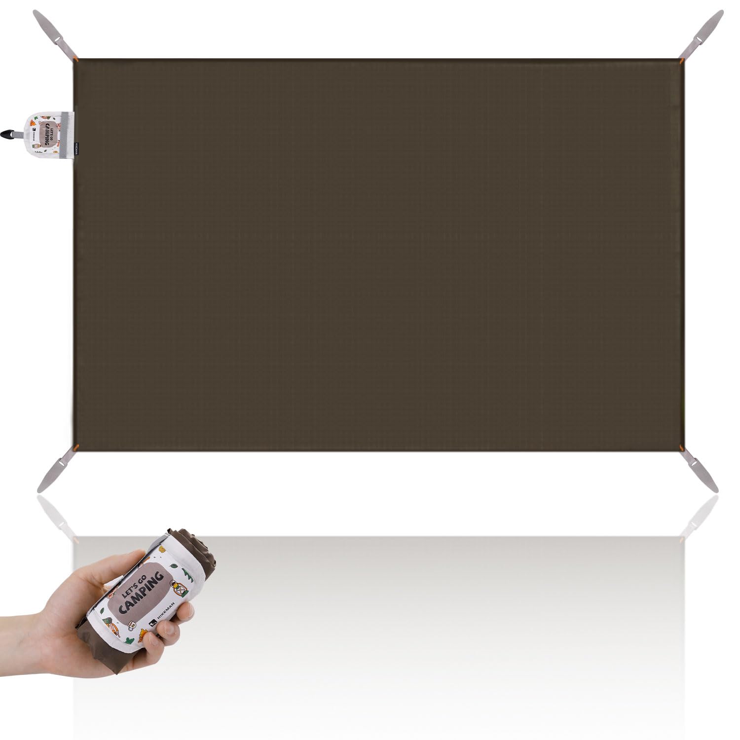 レジャーシート コンパクト ピクニックシート ビーチマット アウトドア 子供 手ひらサイズ 砂がつかない 軽量 ペグ一体型 収納袋要らず おしゃれ 1人用 2人用 3人用 ビーチ 花見 キャンプ ピクニック 登山