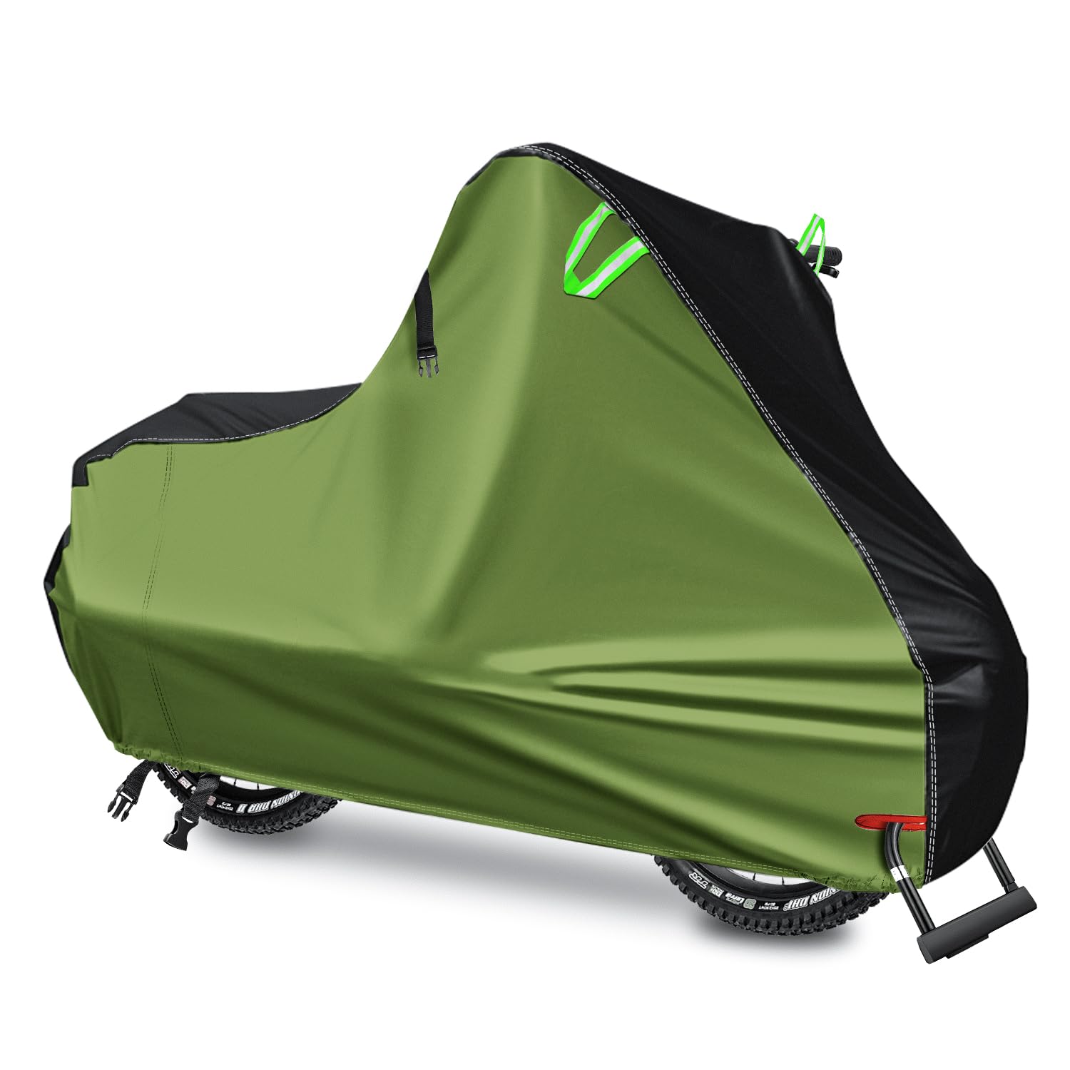 自転車カバー 防水 厚手 破れにくい 【2025新版＆超厚手300D生地】 サイクルカバー 電動自転車 二重縫..