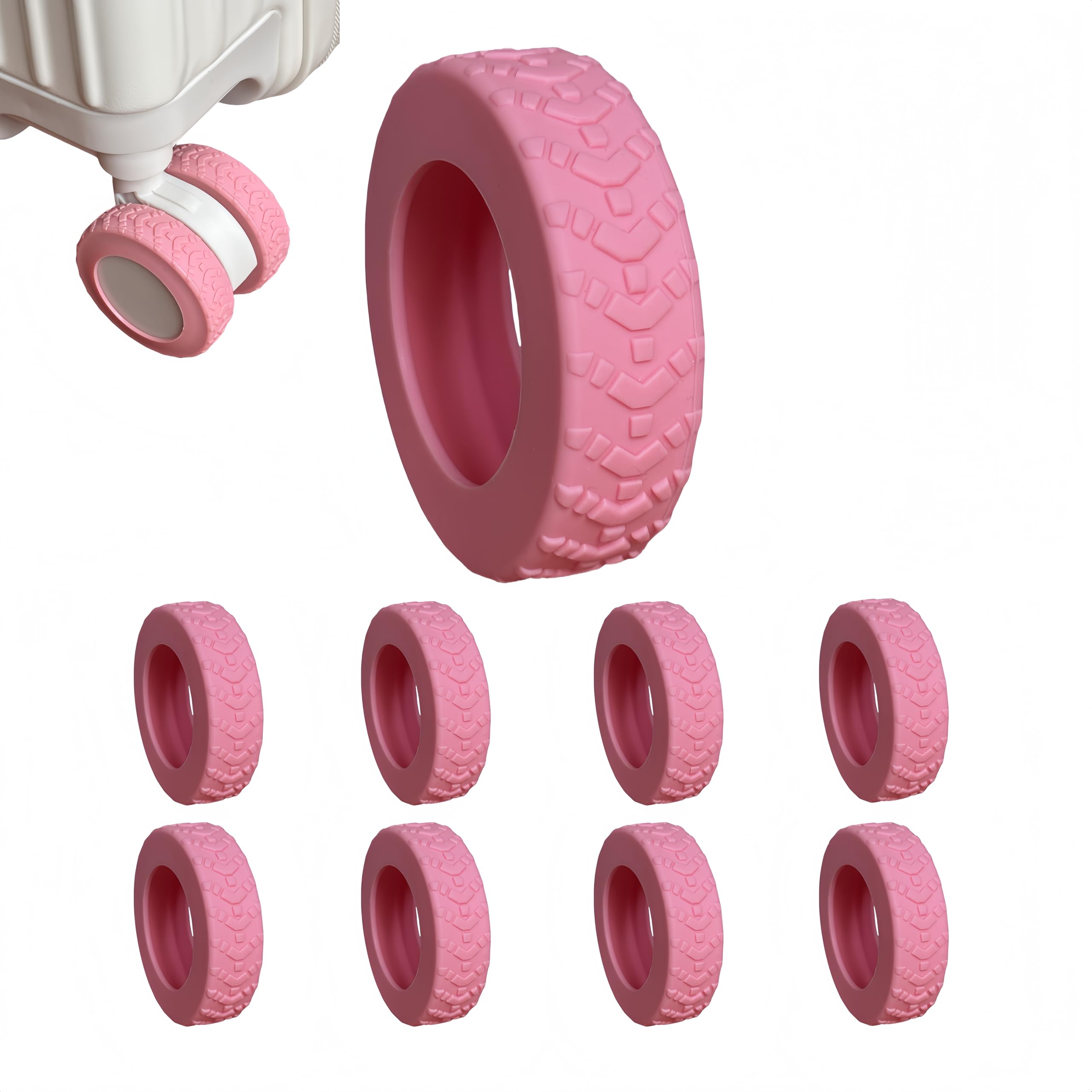 [Cosylive] キャスターカバー キャリーケース 車輪カバー スーツケース タイヤカバー 静音設計/騒音低..