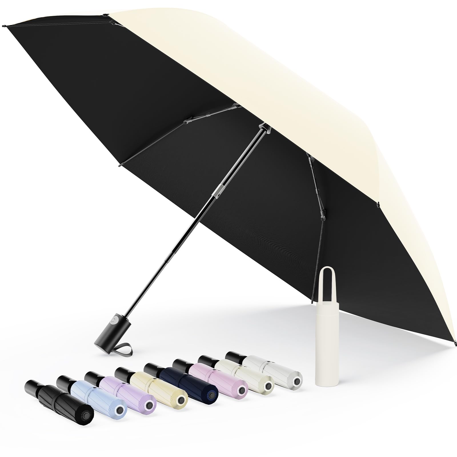 【現役皮膚科医監修 JIS認証&段階収納】日傘 UVカット100遮光遮熱 折り畳み傘【業界初!安全式自動開閉】ALwgreen折りたたみ傘 大きい超軽量 熱中症...