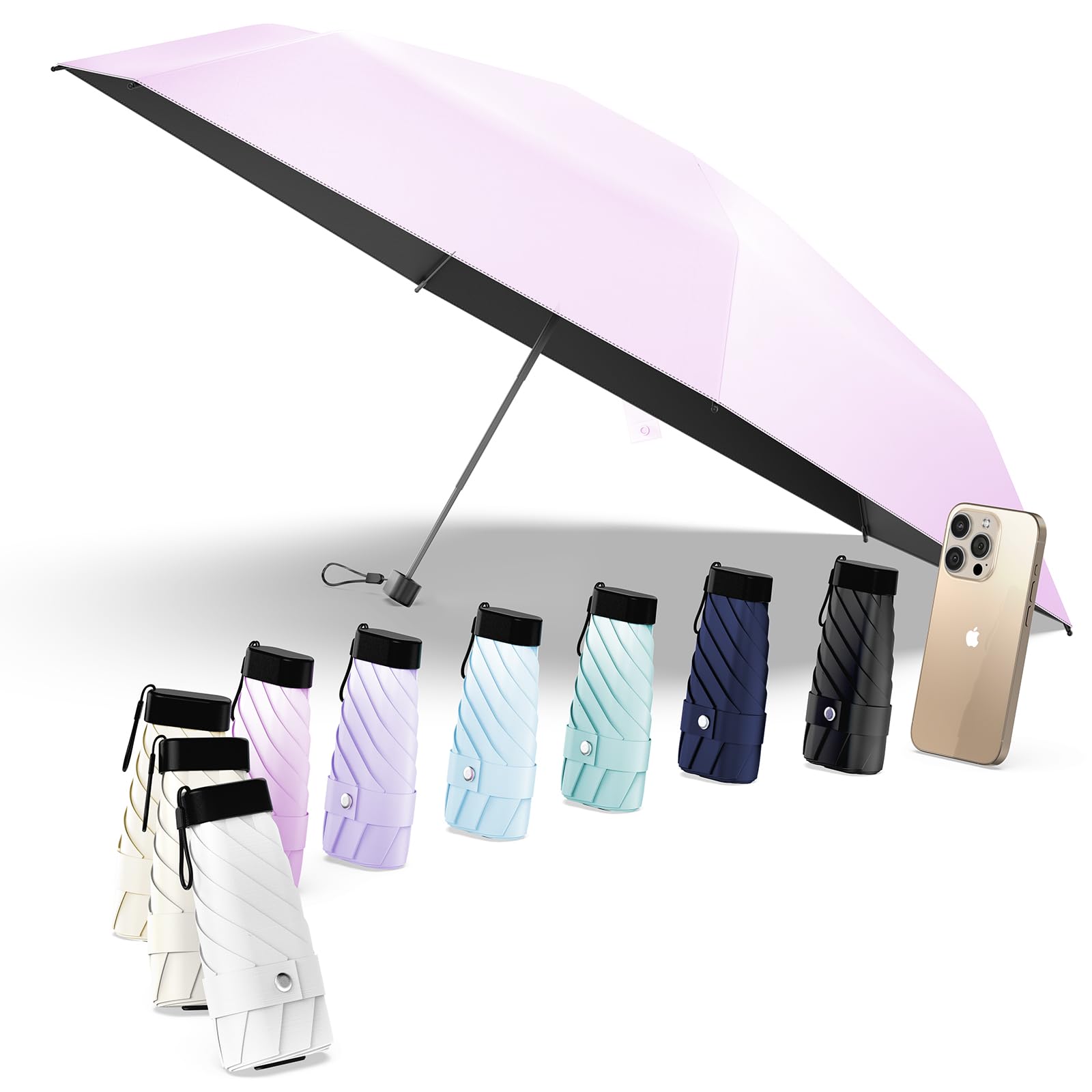 Alwgreen 日傘『業界初!レッドドット・デザイン賞受賞』おりたたみ傘『極軽量・JIS認証』UVカット100% 遮光 遮熱 ポケット折りたたみ傘 耐風撥水 ...