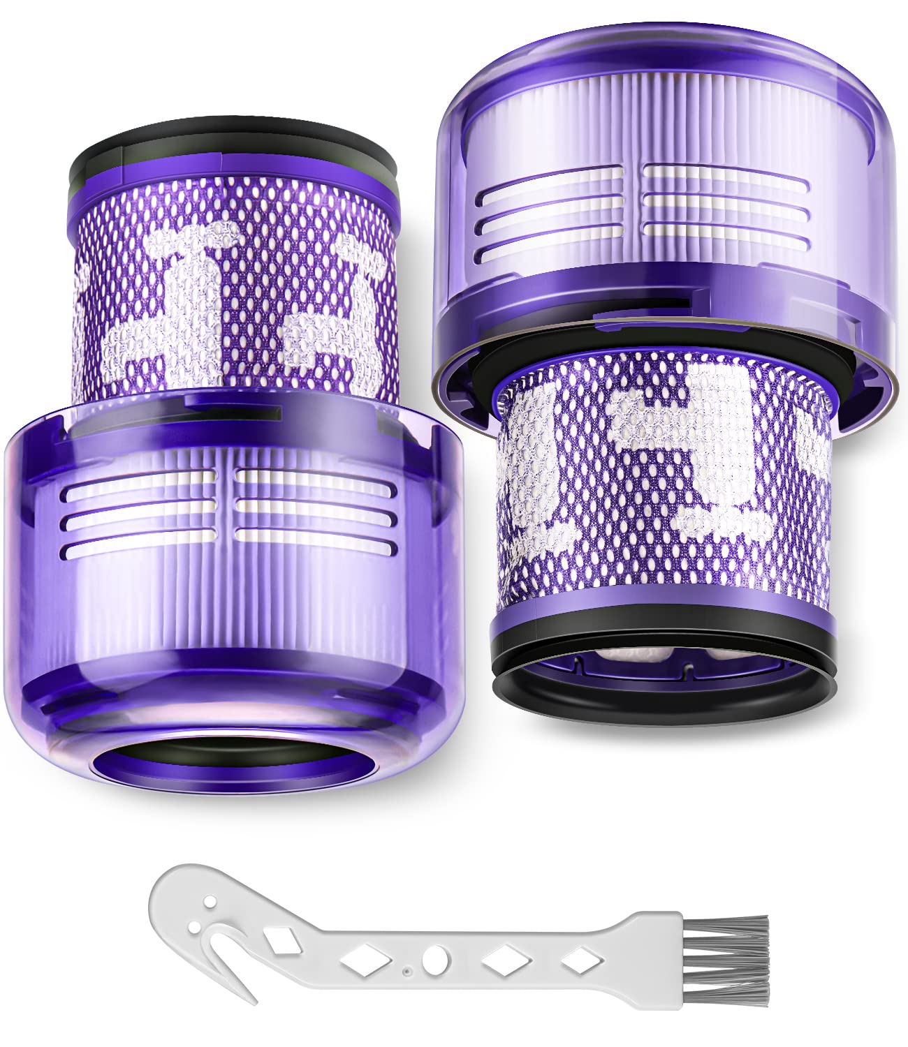 ダイソン V10 SV18 デジタルスリム 掃除機 用 フィルター sv18 Digital Slim コードレス掃除機 互換フィルター 水洗いOK 互換品 2個入り