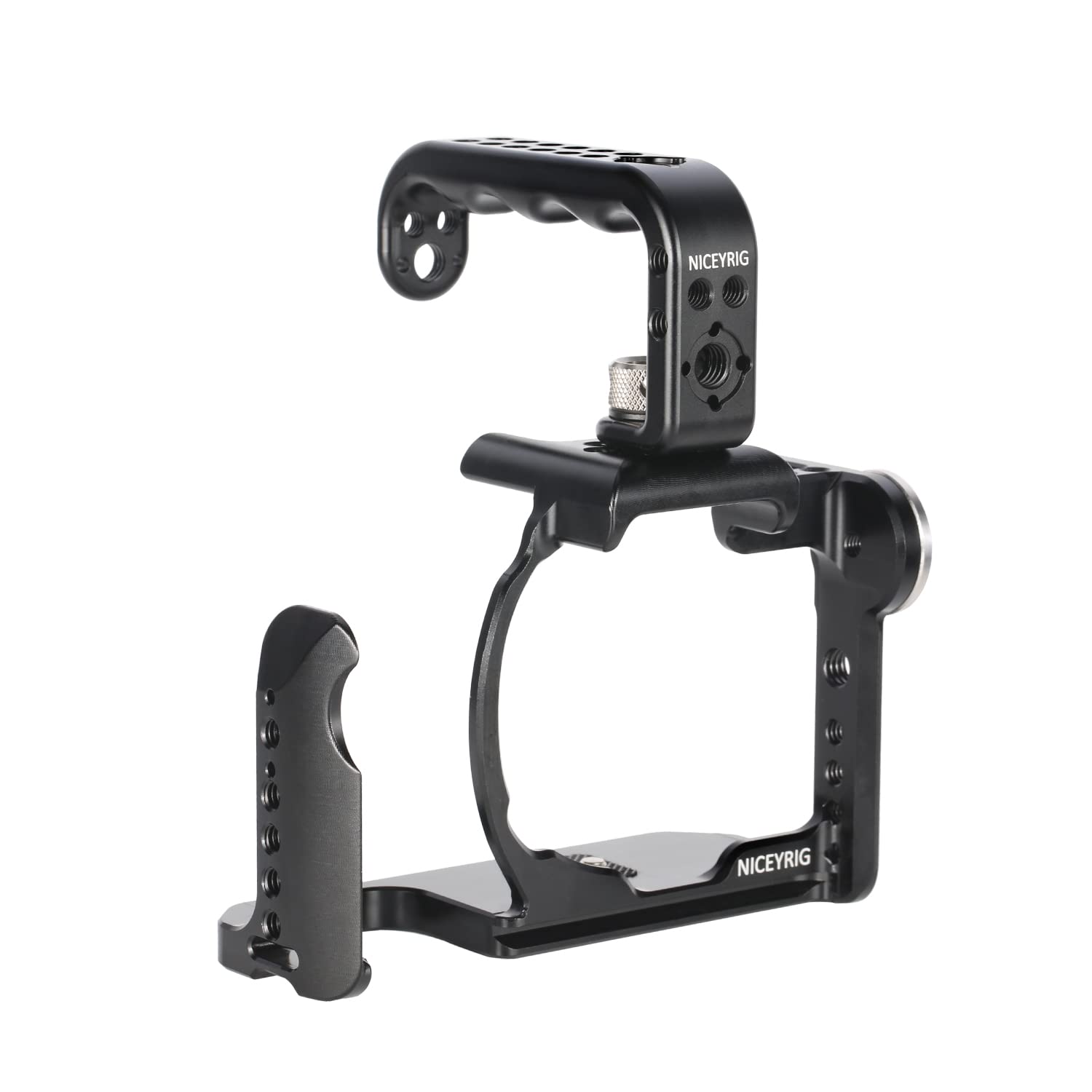 NICEYRIG ����饱���� �����ϥ�ɥ� �ȥåץϥ�ɥ� �ե륱���� Sony A7MIV/A7IV/ILCE-7S3/ A7S3/ILCE-7RM5/��7R V��Ŭ�ѥ����� ����ߥ˥������� -508