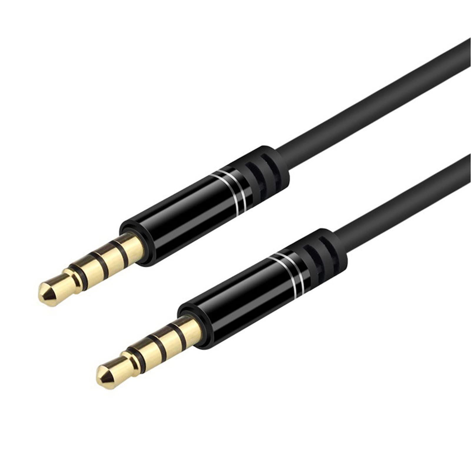 Rakuten - 3.5mm オーディオケーブル オスオス 高耐久ナイロン auxケーブル 3.5mmステレオミニプラグ ヘッドホンケーブル ナイロン編み オスオス オーディオケーブル 高耐久性 ヘッドホン/スピーカー/音響/車/iPhone/iPad/iPod/PCなどに