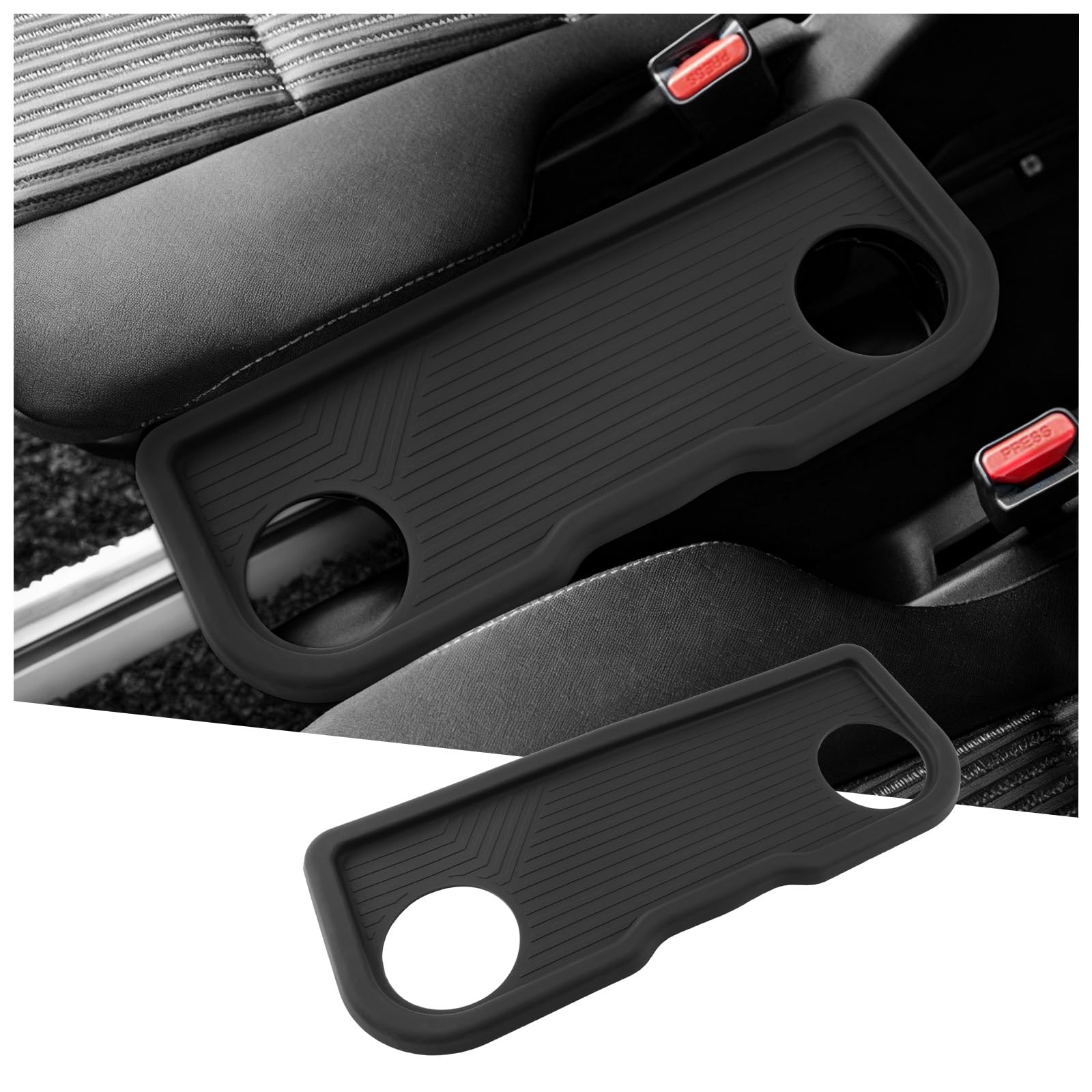 【GAFAT】ヴォクシー ノア 90系 専用 2列目サイドテーブルマット 90ヴォクシー リアセンター テーブル マット カバー カップホルダー ドリンクホルダ...