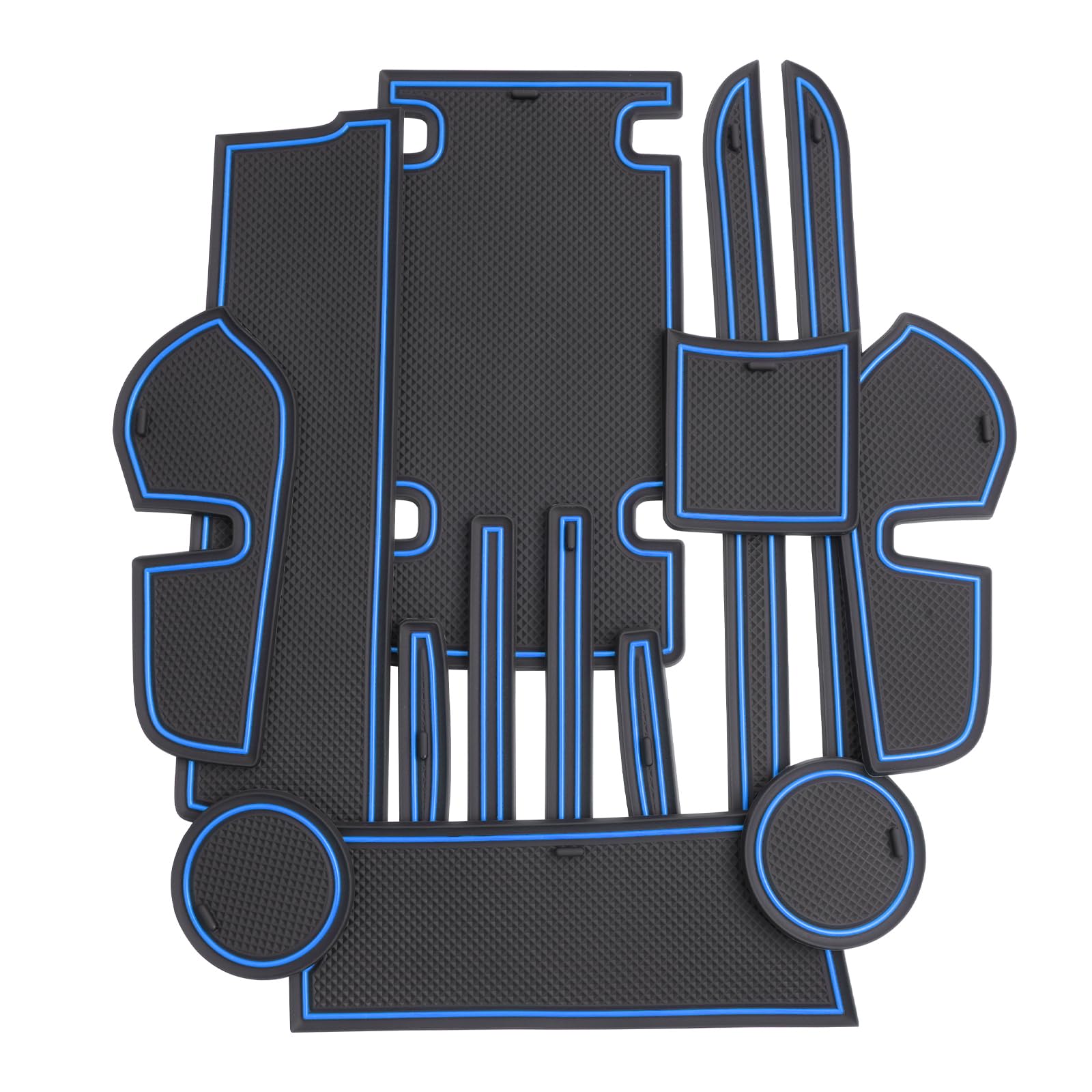 【GAFAT】ダイハツ ミライース LA350S/LA360S 専用 H29~ ドアポケットマット ミライース la350s ラバー..