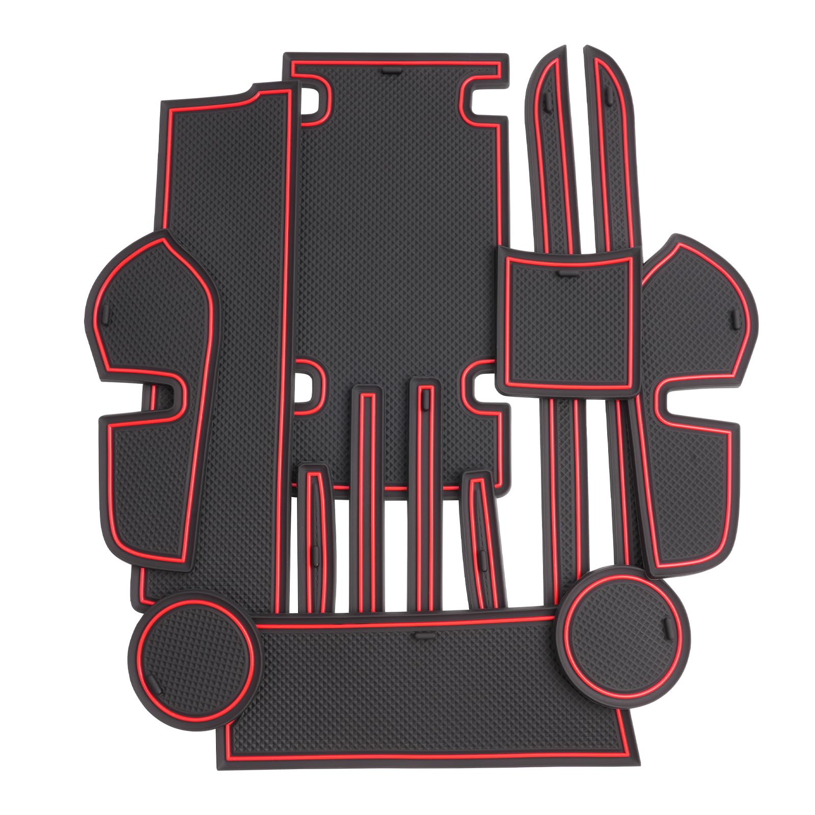 【GAFAT】ダイハツ ミライース LA350S/LA360S 専用 H29~ ドアポケットマット ミライース la350s ラバーマット ゴム 防音 ドリンクホルダー ミライース インテリアラバーマット la360 ドレスアップ カスタムパーツ 汚れ防止