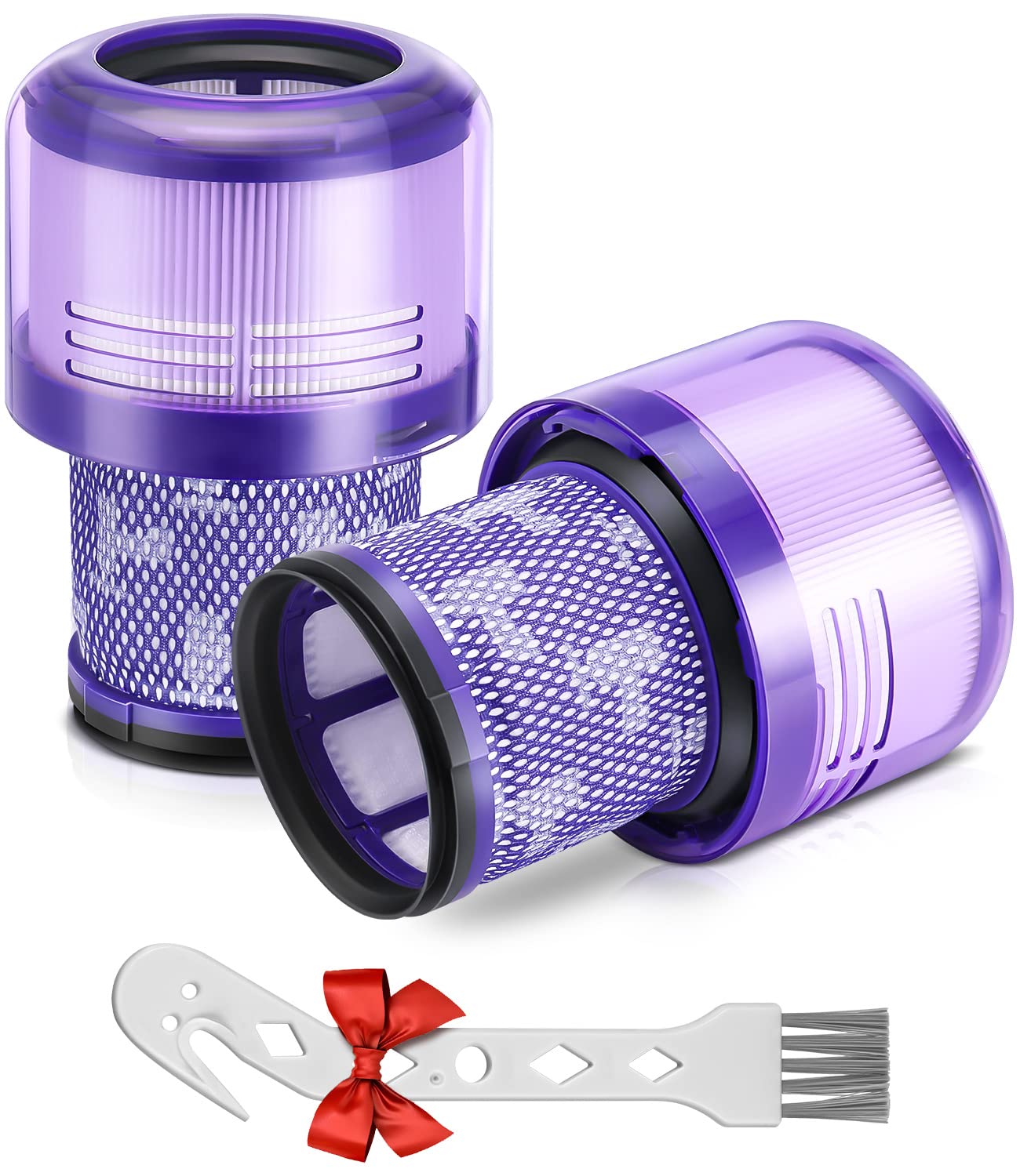 ダイソン 掃除機 V11 SV14 SV15 SV22 V15 シリーズ 用 フィルター 交換フィルター コードレス掃除機フィルター 互換品 洗濯可能 2個