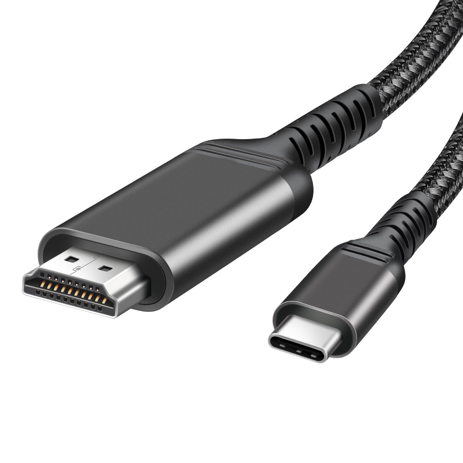 Rakuten - USB C HDMI変換ケーブル4 K HDMI Type C HDMI Type Cアダプタ[HDMI 4 Kビデオ出力&Thunderbolt 3互換]1 m USB Type C HDMI変換ケーブル互換MacBook Pro Air/iPad Pr