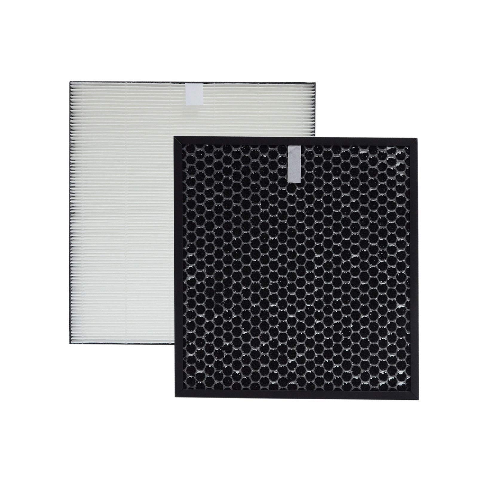 PUREBURG FZ-D10HF FZ-D10DF 交換用HEPAフィルターシャープ(SHARP)の互換性ありCV-EF120-W CV-DF100-W空気清浄除湿機,部品番号 FZ-D10HF FZ-D10DF,集じんHEPAフィルター+脱臭 活性炭フ