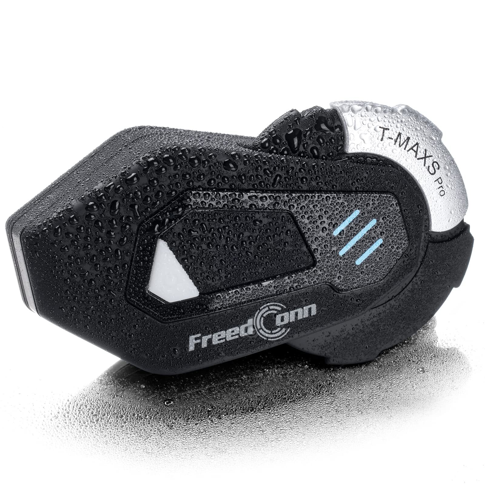 FreedConn T-Max S Pro バイク用 インカム イヤホン 2-8人同時通話 ヘルメットスピーカー 強い互換性 Bluetooth5.0 ヘッドセットSiri/S-voice音声コマンド連続使用12時間 Hi-Fi音質 IP65防水 いんかむ