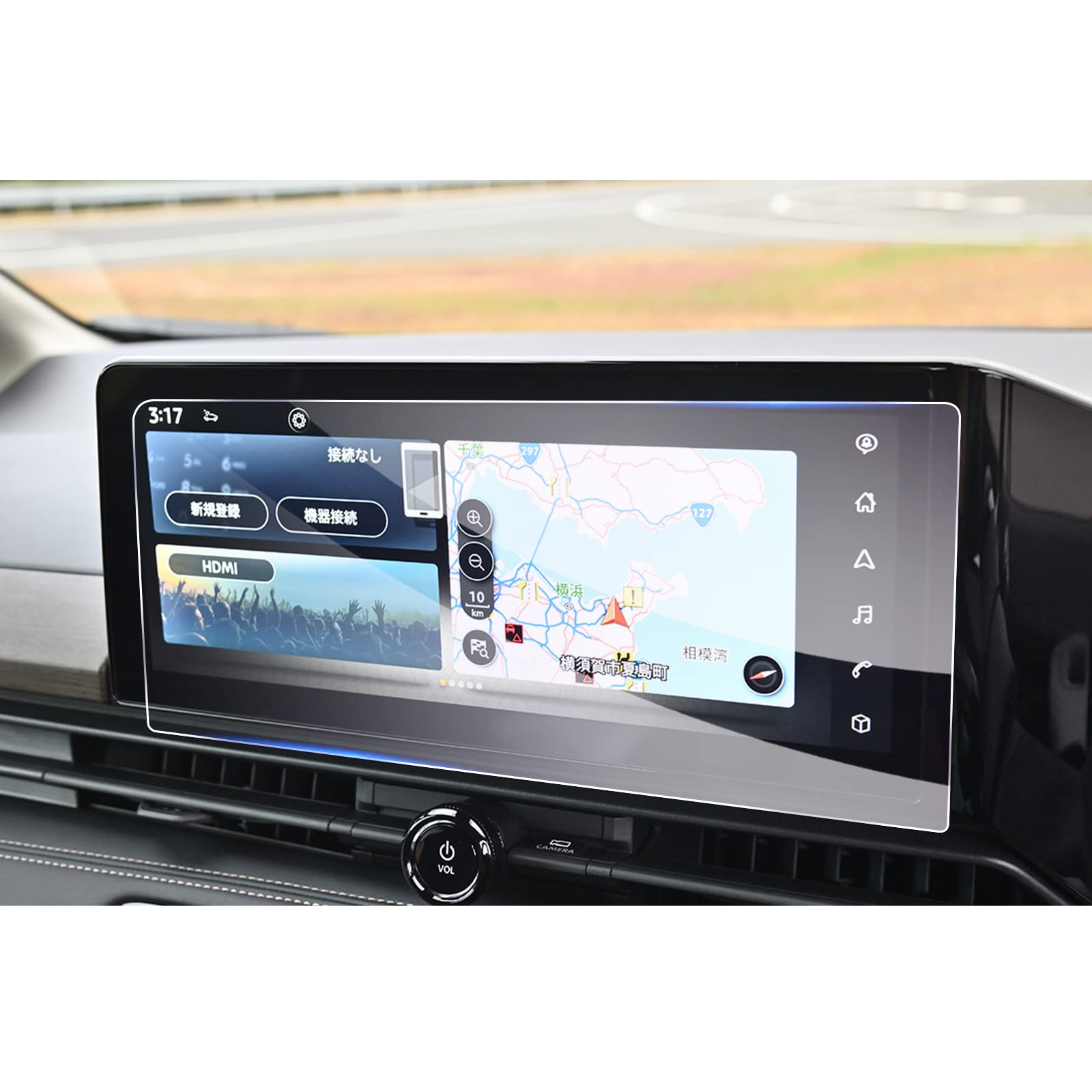 【GAFAT】Nissan セレナ C28型 新型 6代目 12.3インチ 2022年・現行 日産 新型セレナ12.3インチ保護フ..