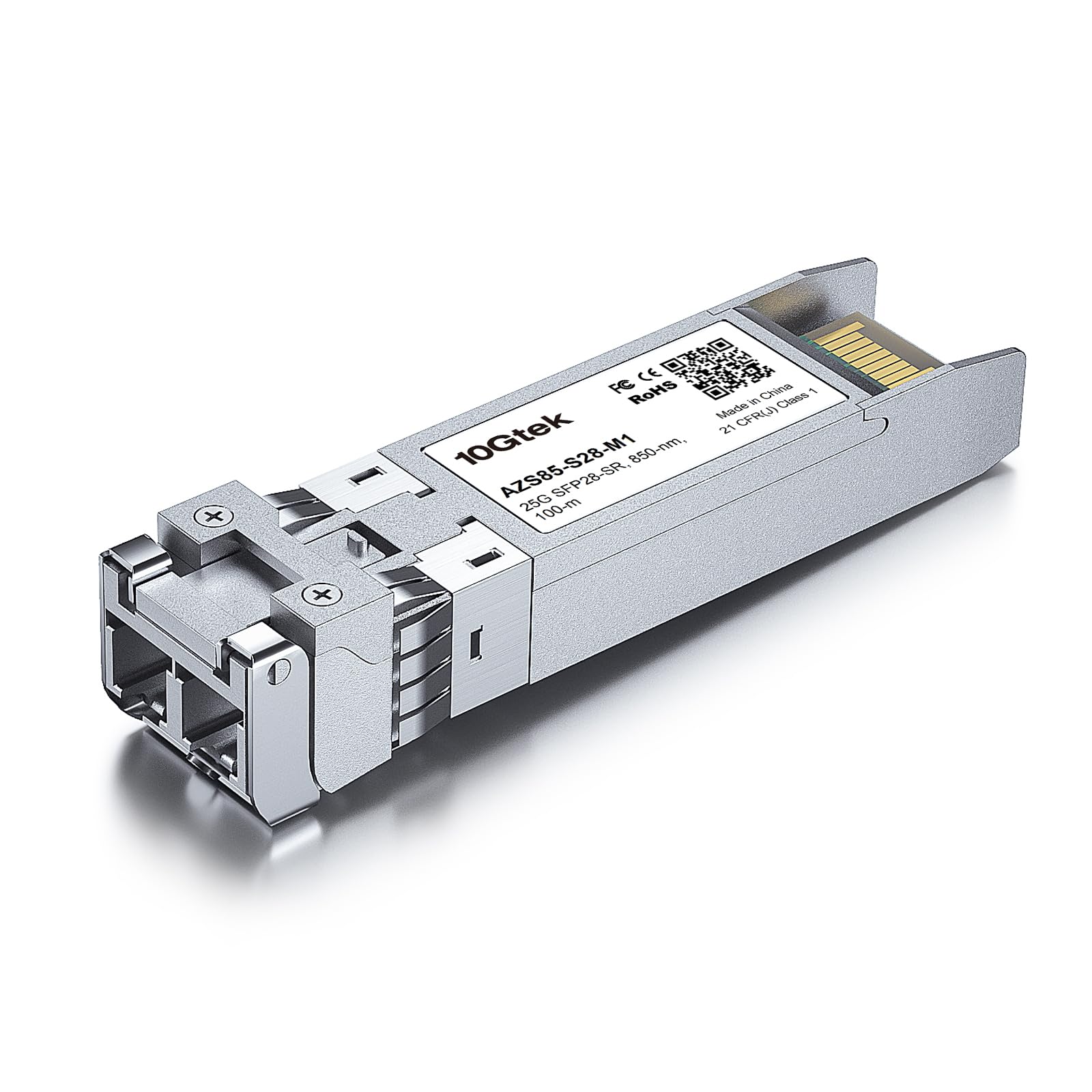 Rakuten - 10Gtek 25G SFP28 光トランシーバー 、25GBase-SRモジュール、850nm MMF、最大100メートル、Cisco SFP-25G-SR-S互換