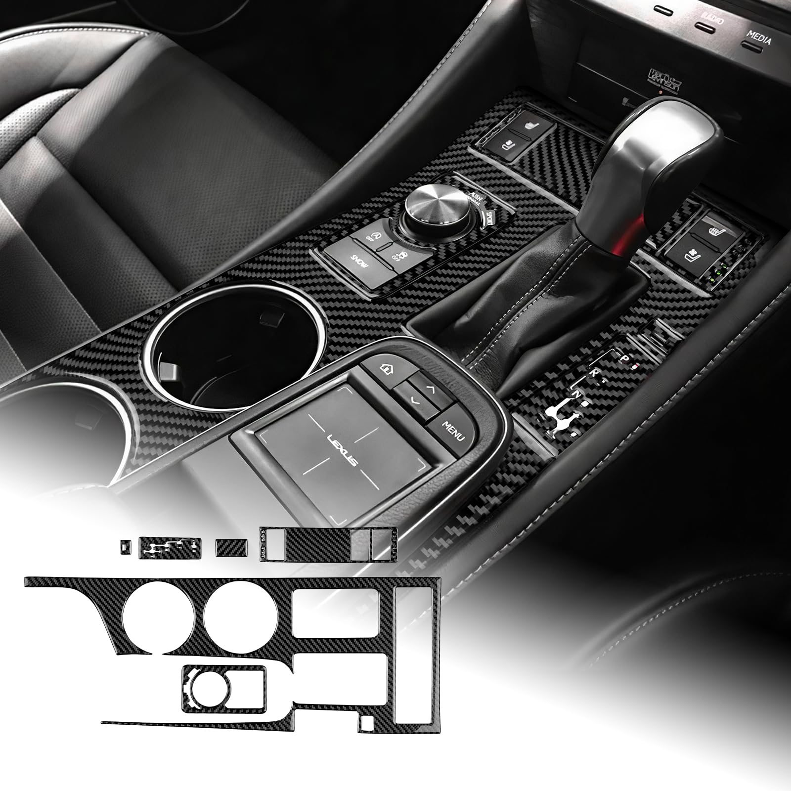 AIRSPEED �쥯���� RC RCF RC300 RC300h RC350 RC200T 2015-2023 Lexus ���� �����ܥ�ե����С� ��������...