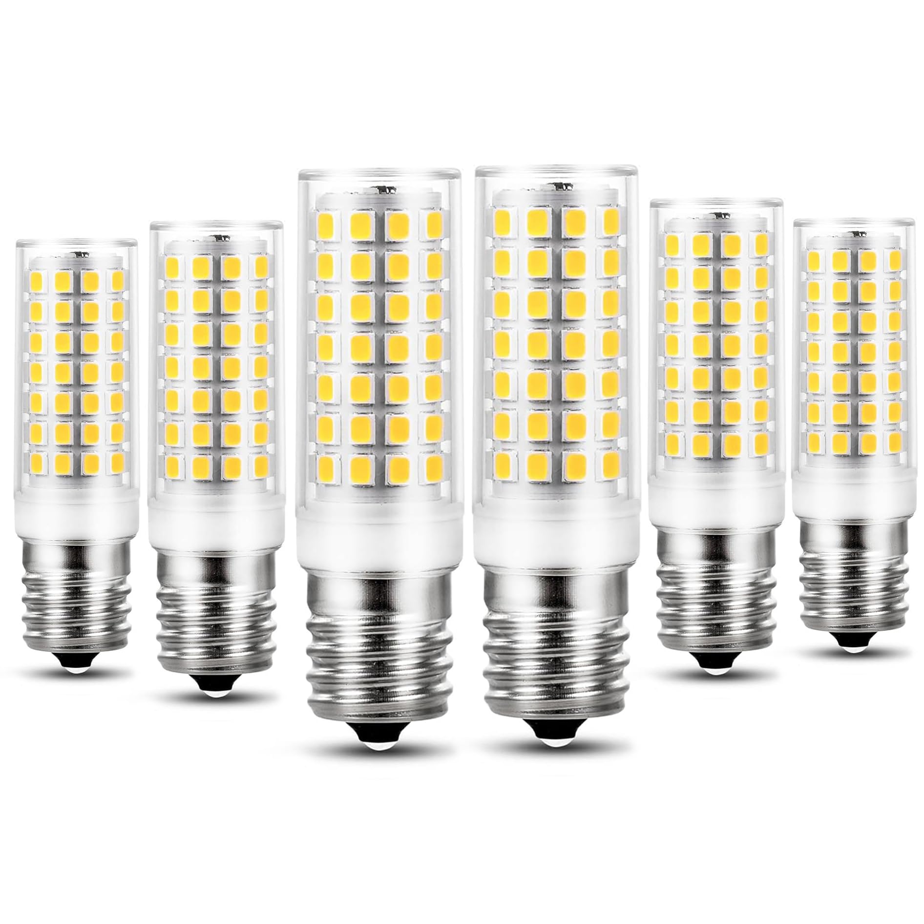 Rakuten - GOHDLAMP LED電球 E17口金 60W形相当 昼白色 580lm 高輝度 360°全方向広配光 密閉器具対応 調光器非対応 E17 LED 電球 日本PSE認証済 省エネ 6個入り (昼白色, 6個セット)