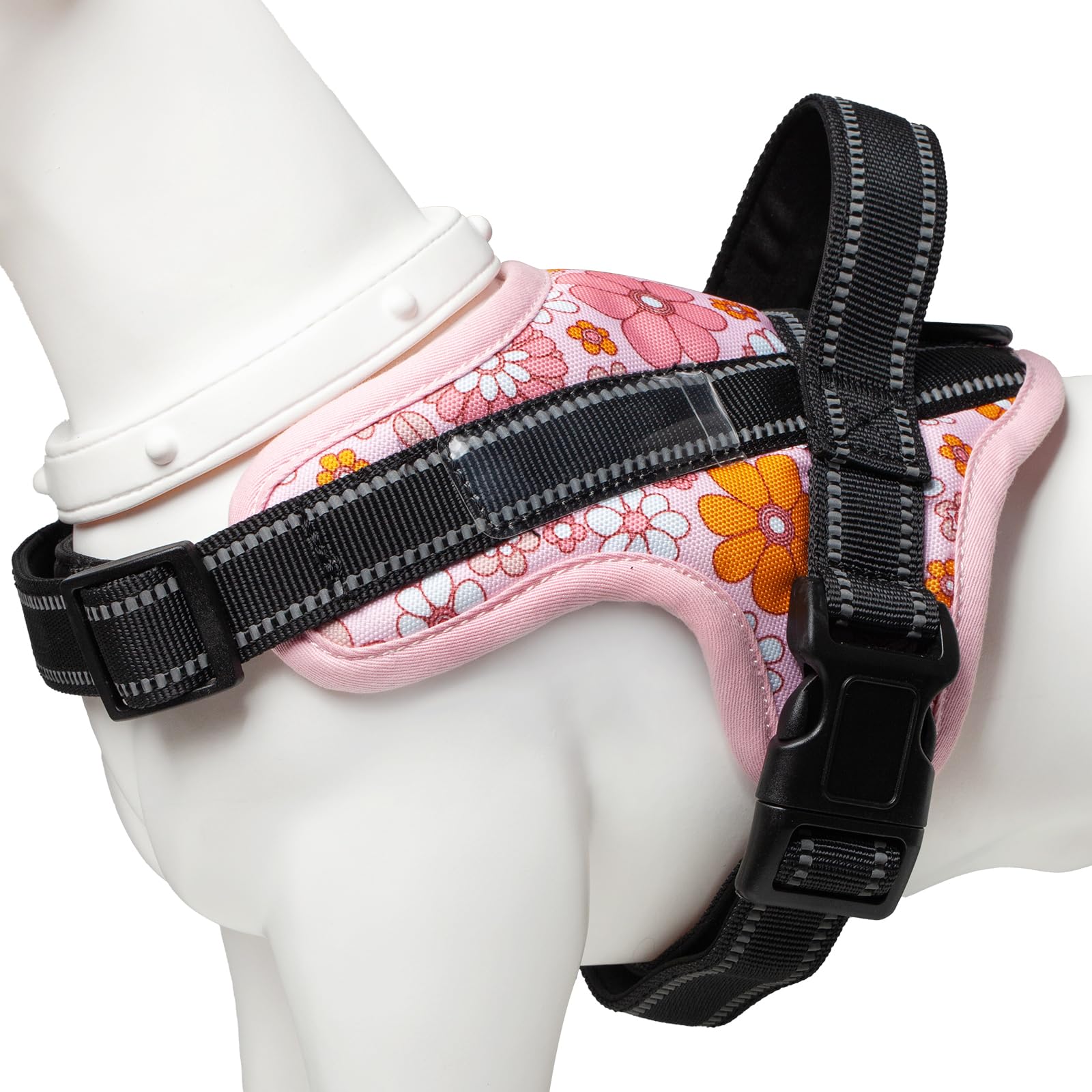 【新登場犬ハーネス特許取得】BaoCheng 犬用胴輪 小型犬/中型犬/大型犬ハーネス 喉に優しい ネームプレ..