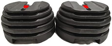 MOJEER ダンベルプレート 筋トレ器具 部品 GJ-DSBH-2 (レッド, 39.9)