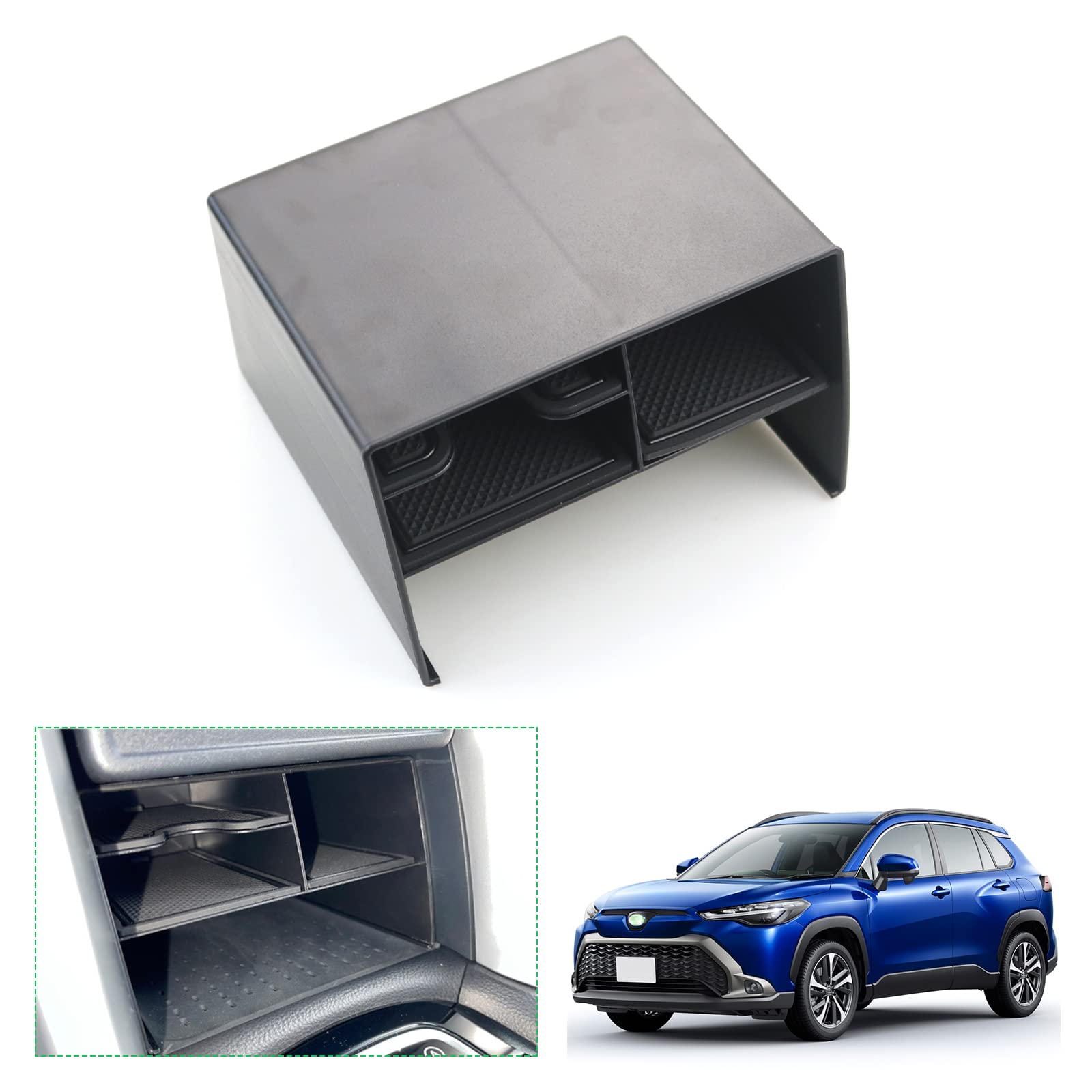 【GAFAT】TOYOTA カローラクロス トヨタ 2021+ COROLLA CROSS 専用 車用収納ボックス センターコンソー..