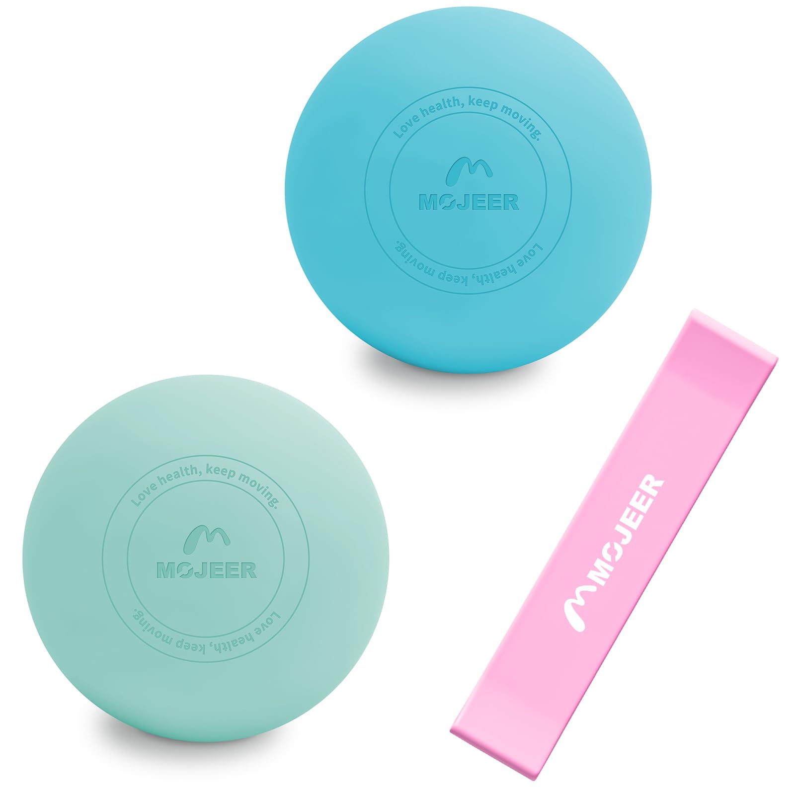 MOJEER マッサージボール ストレッチボール 2個セット 筋膜リリース 肩/背中/腰/ふくらはぎ ...