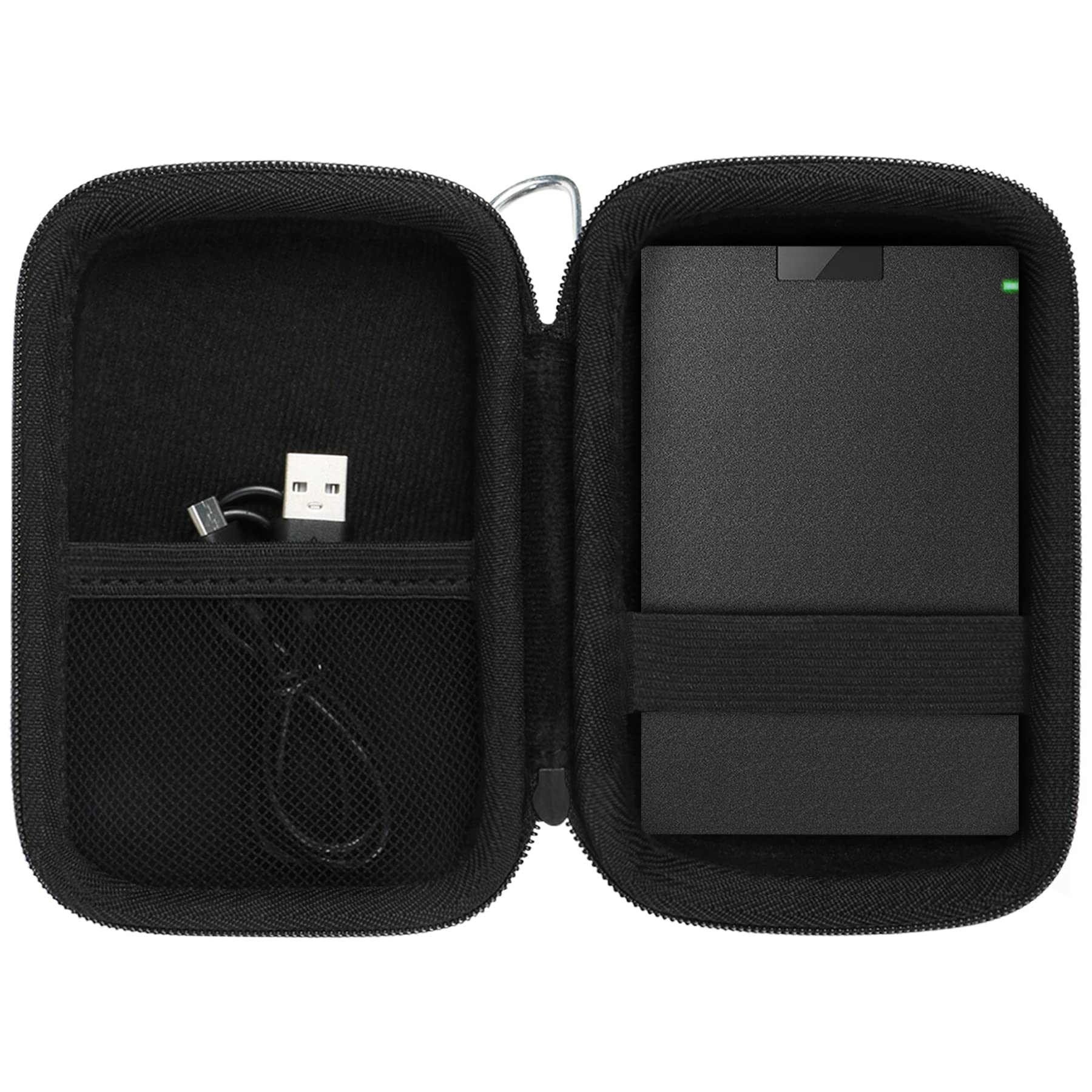 バッファロー BUFFALO USB3.1Gen1 USB3.2Gen1 ポータブルSSD SSD-PG1.0U3-B/NL SSD-PG1.9U3-B/NL SSD-PG2.0U3-BC/N SSD-PG480U3-B/NL 保護収納ケース（ケースのみ）