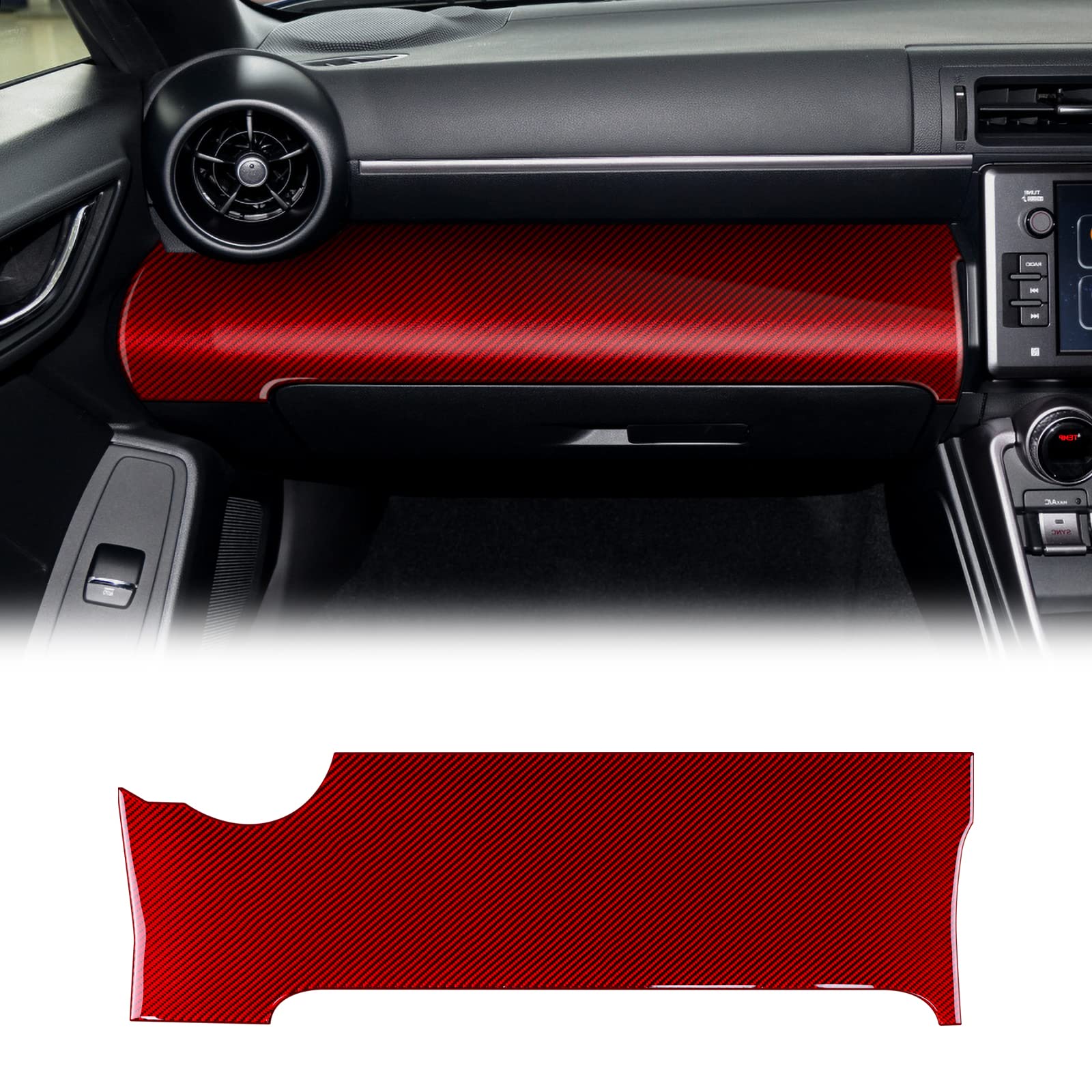 AIRSPEED �ȥ西 GR86 ZN8 ���Х� BRZ ZD8 2021-2025 ���� ���������꡼ �ꥢ�륫���ܥ�ե����С��� �������󥽡�����å����...