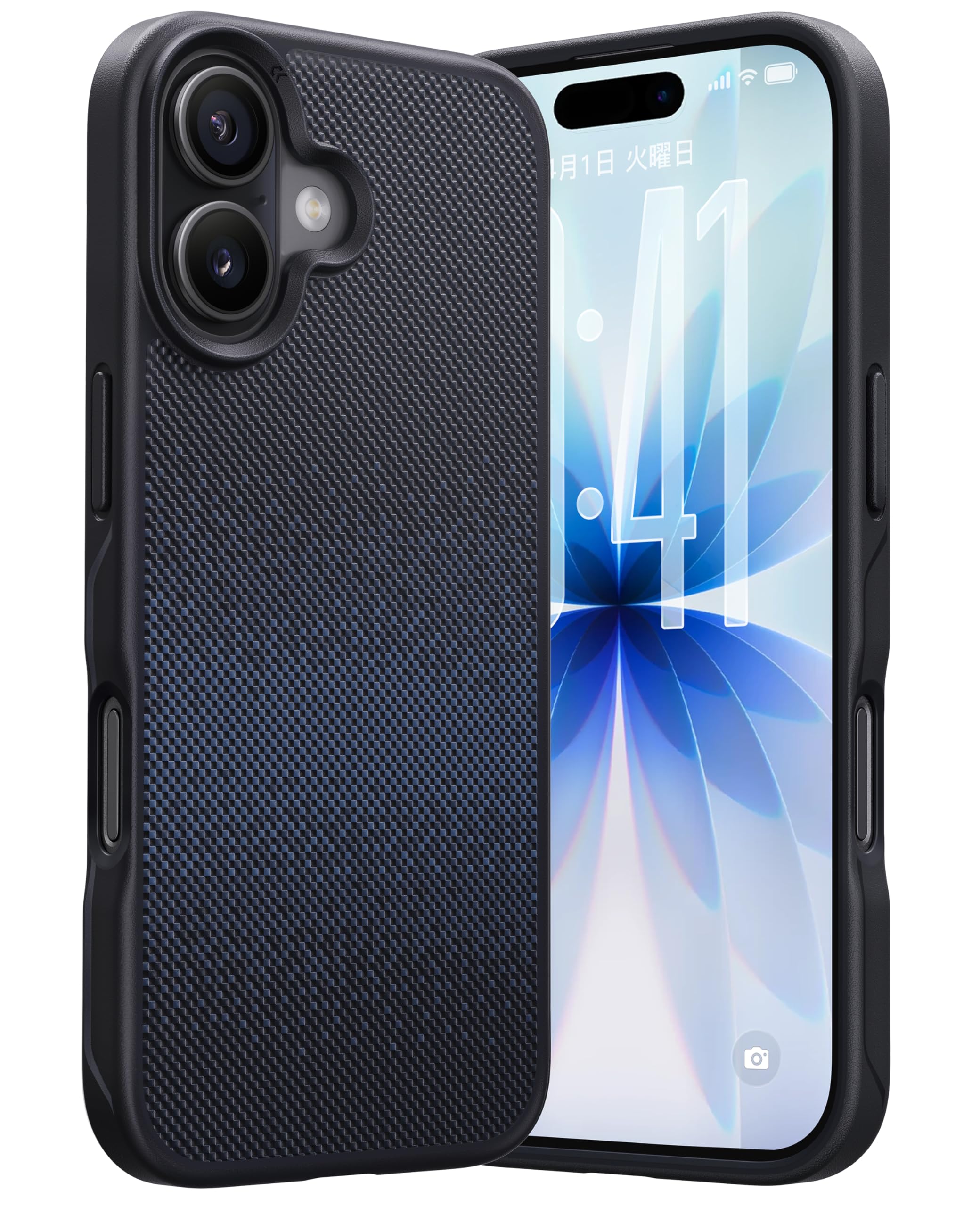 Rakuten - CASEKOO iPhone 17 用 ケース MagSafe対応 6.3 インチ (ディープブルー)