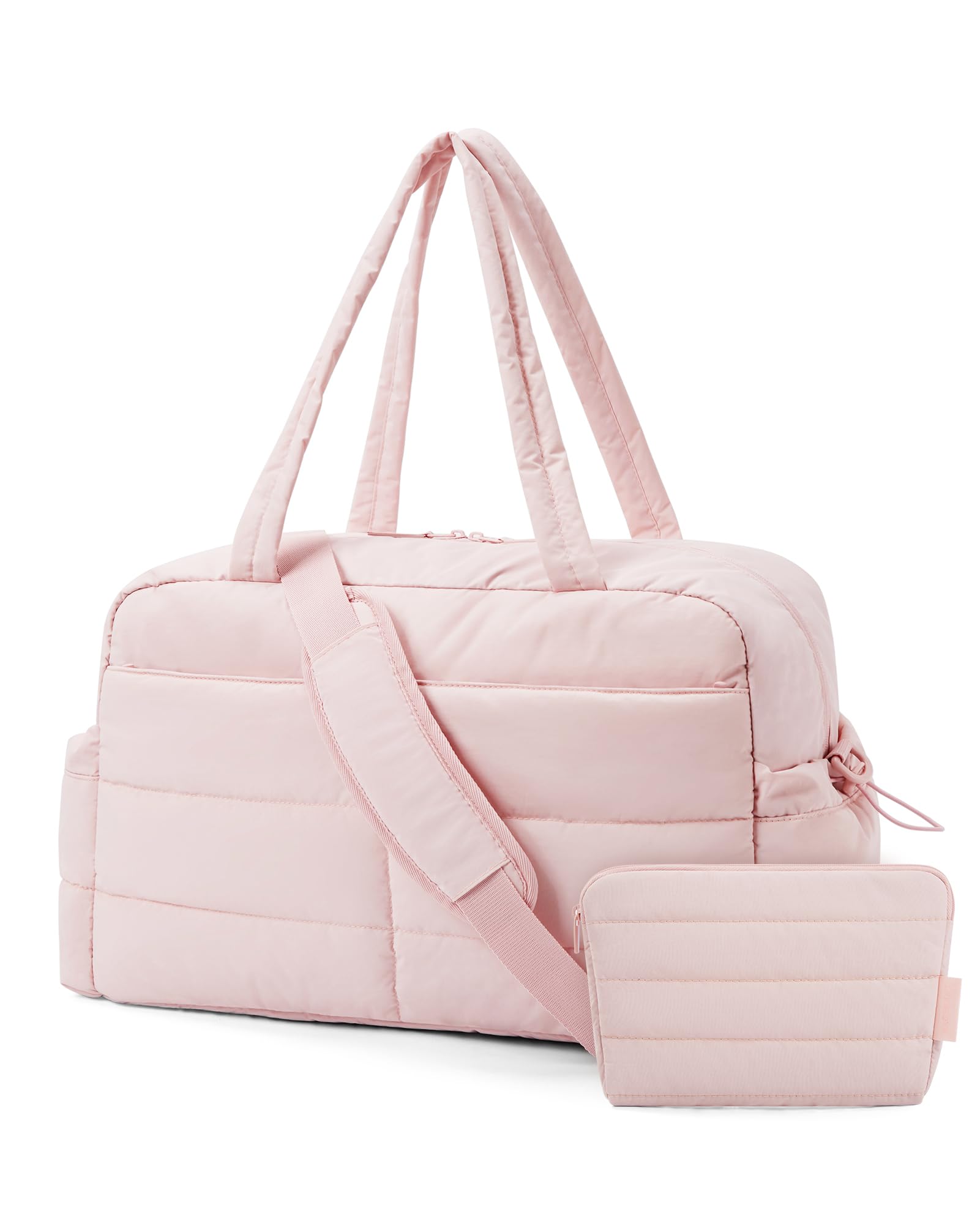 BAGSMART トラベルダッフルバッグ 女性用ジムバッグ 31L シューコンパートメント付き 機内持ち込みウィークエンダーバッグ 防水バッグダッフルバッグ 旅行
