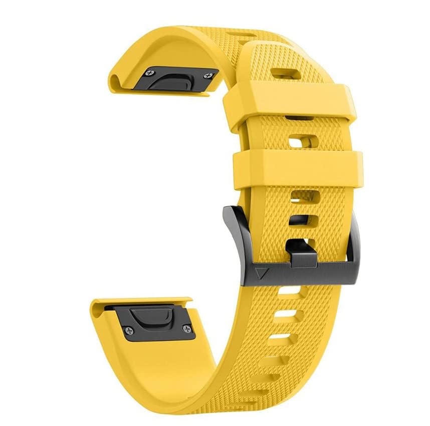 Rakuten - [MOQIAN] BAND for 時計バンド シリコンウォッチバンド 22 mm 26 mm GARMIN (ガーミン) Fenix 7X 6X 5X 5 6 シリコン ストラップ ループ スポーツバンド 時計ベルト 防水性 ガーミン 用 交換バンド (